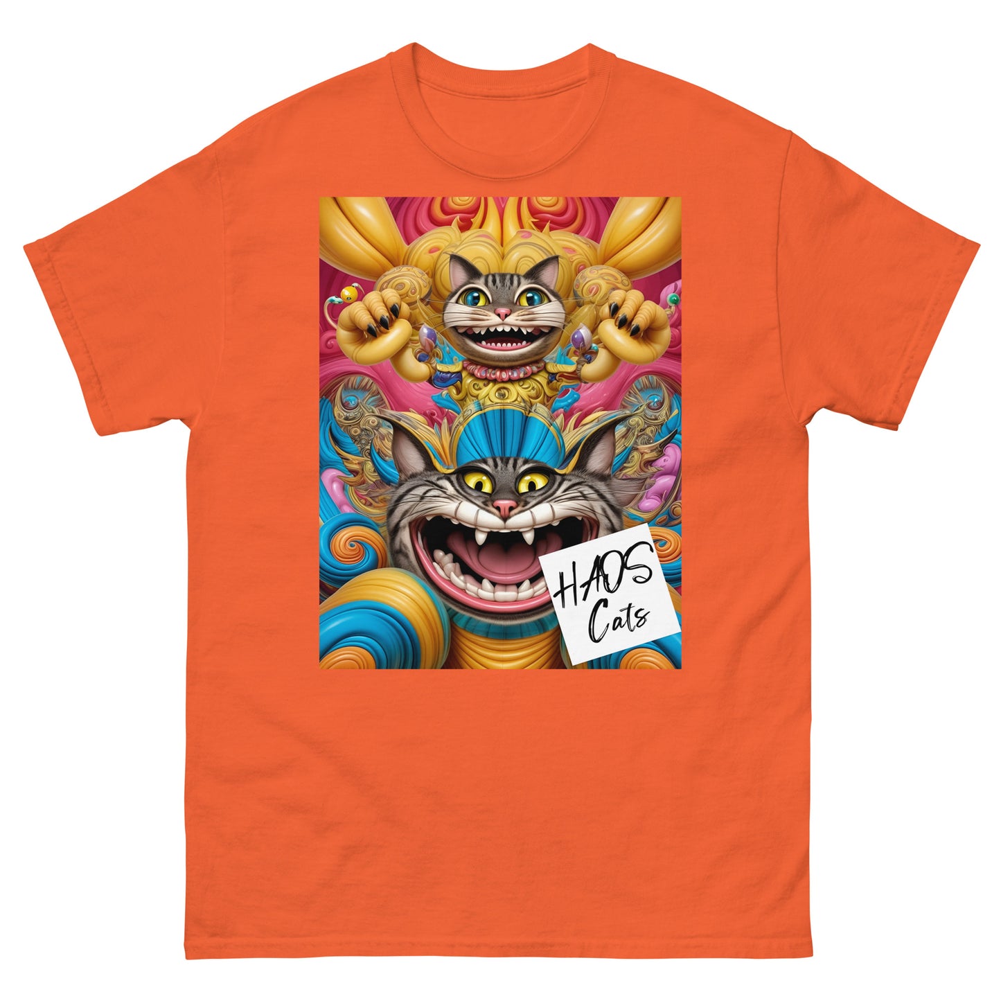 Men's classic tee. Collection - HAOS Cats, Design - ANDRBEL STUDIO