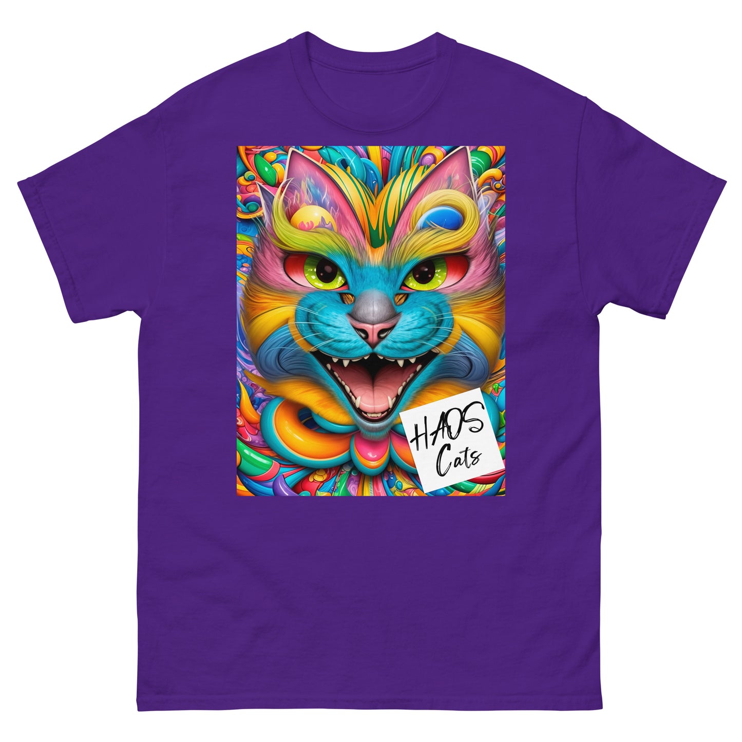 Men's classic tee. Collection - HAOS Cats, Design - ANDRBEL STUDIO