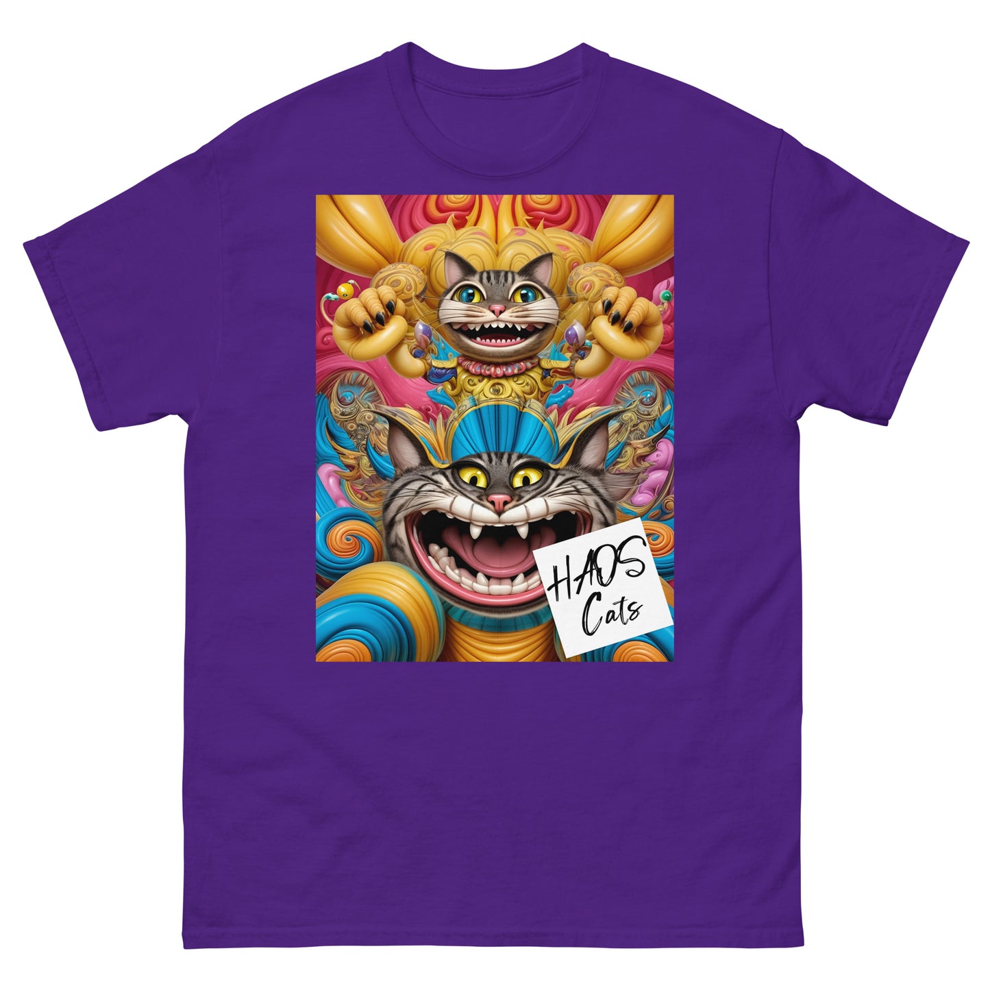 Men's classic tee. Collection - HAOS Cats, Design - ANDRBEL STUDIO