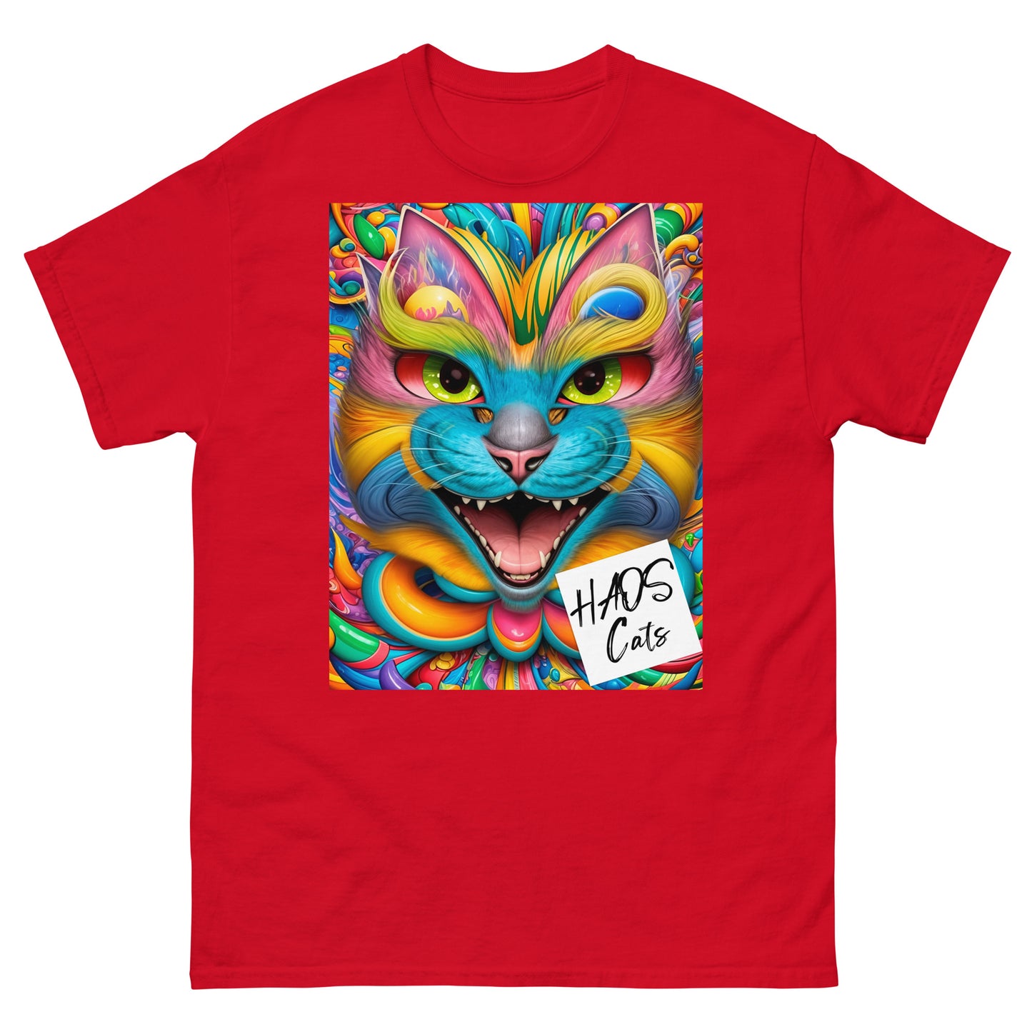 Men's classic tee. Collection - HAOS Cats, Design - ANDRBEL STUDIO
