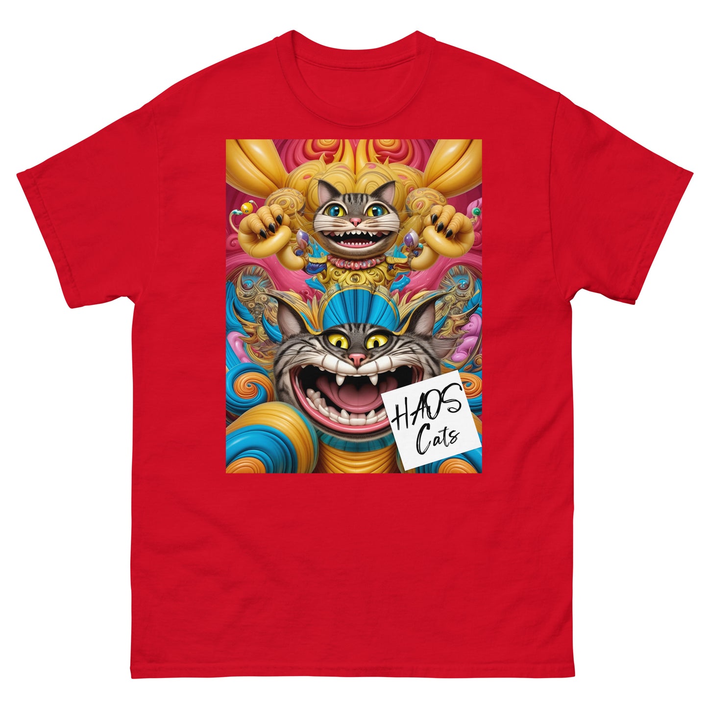 Men's classic tee. Collection - HAOS Cats, Design - ANDRBEL STUDIO