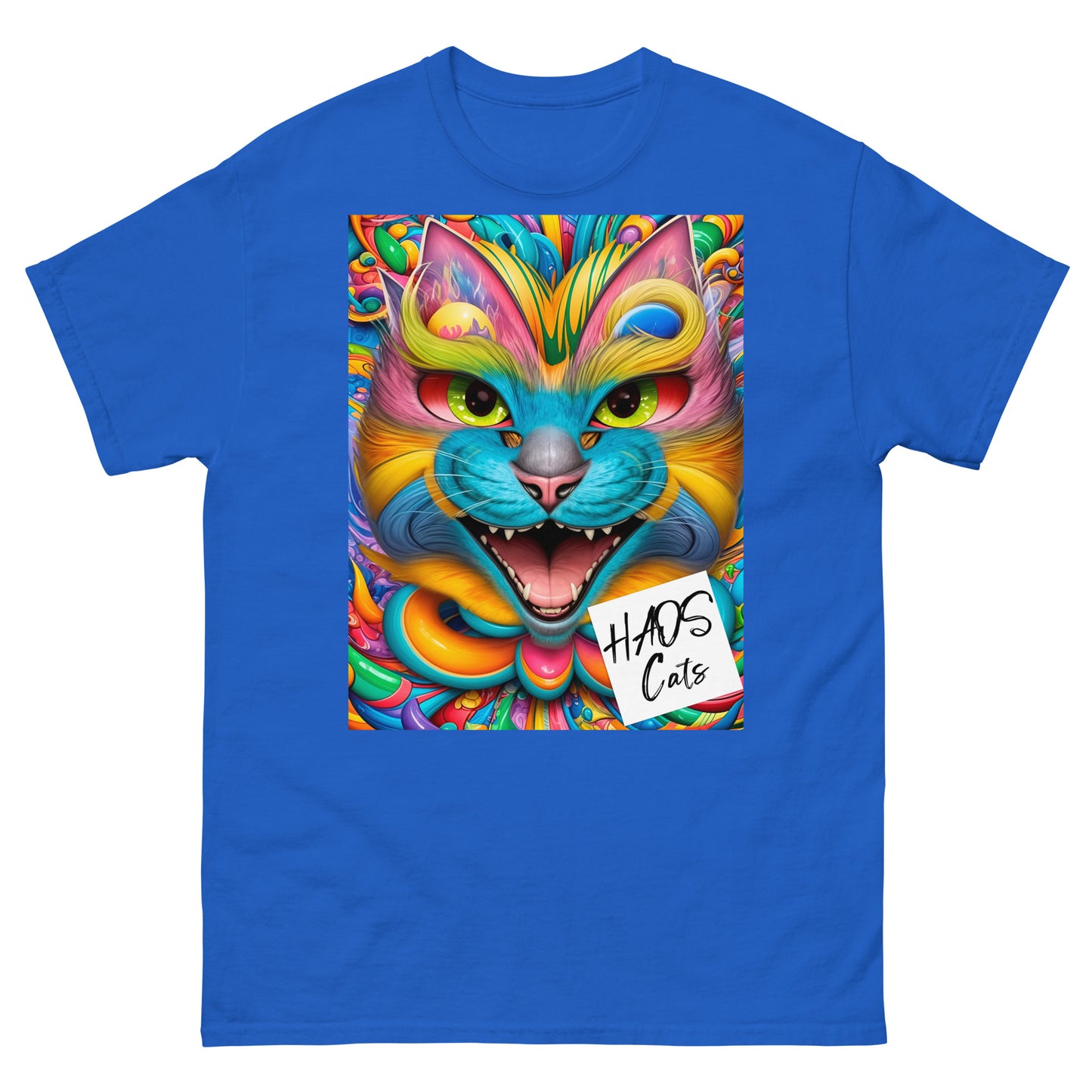 Men's classic tee. Collection - HAOS Cats, Design - ANDRBEL STUDIO