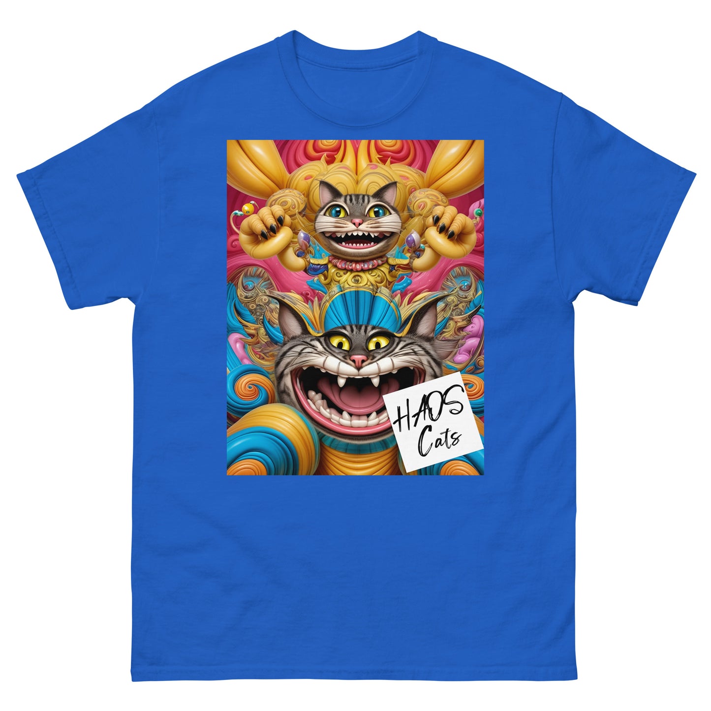 Men's classic tee. Collection - HAOS Cats, Design - ANDRBEL STUDIO