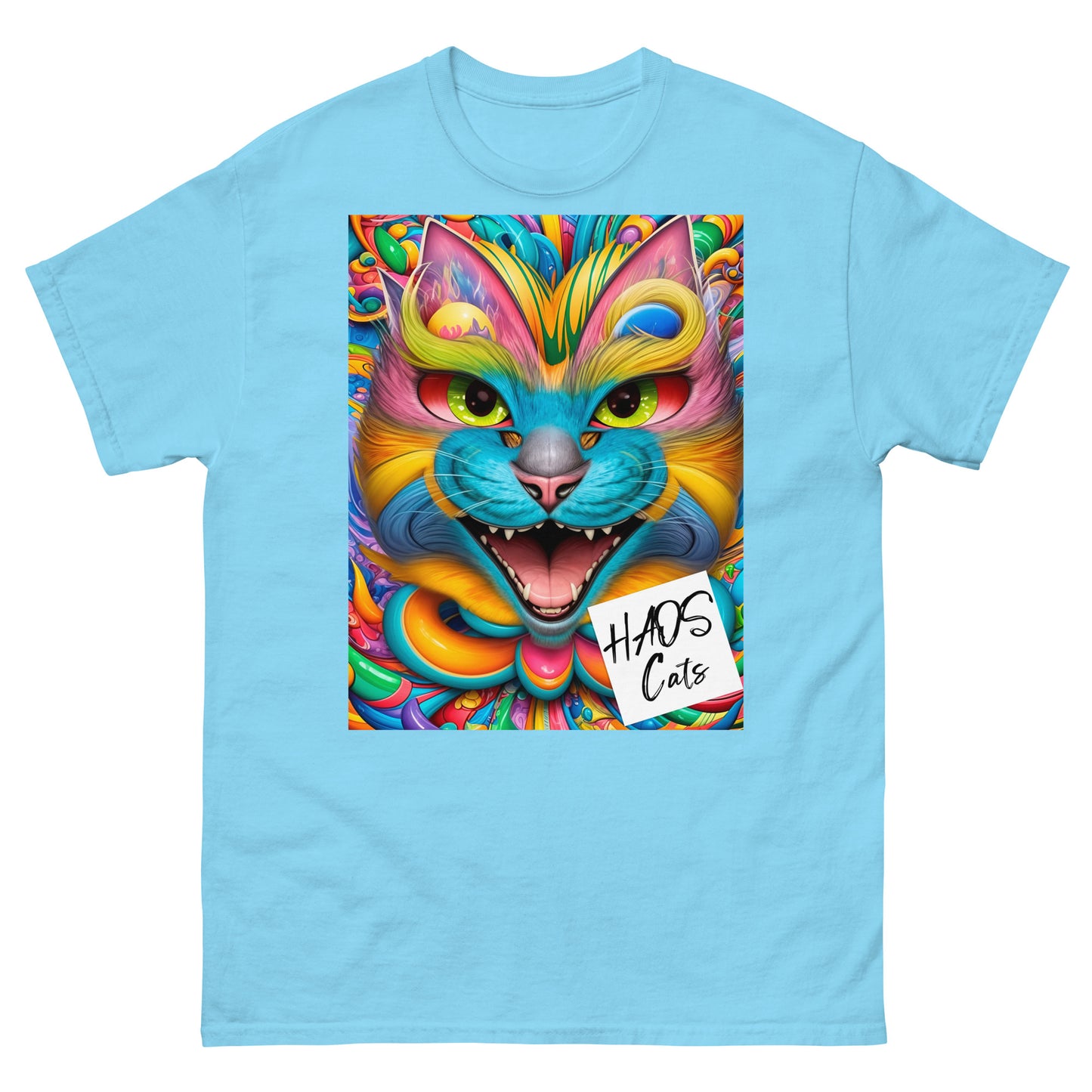 Men's classic tee. Collection - HAOS Cats, Design - ANDRBEL STUDIO