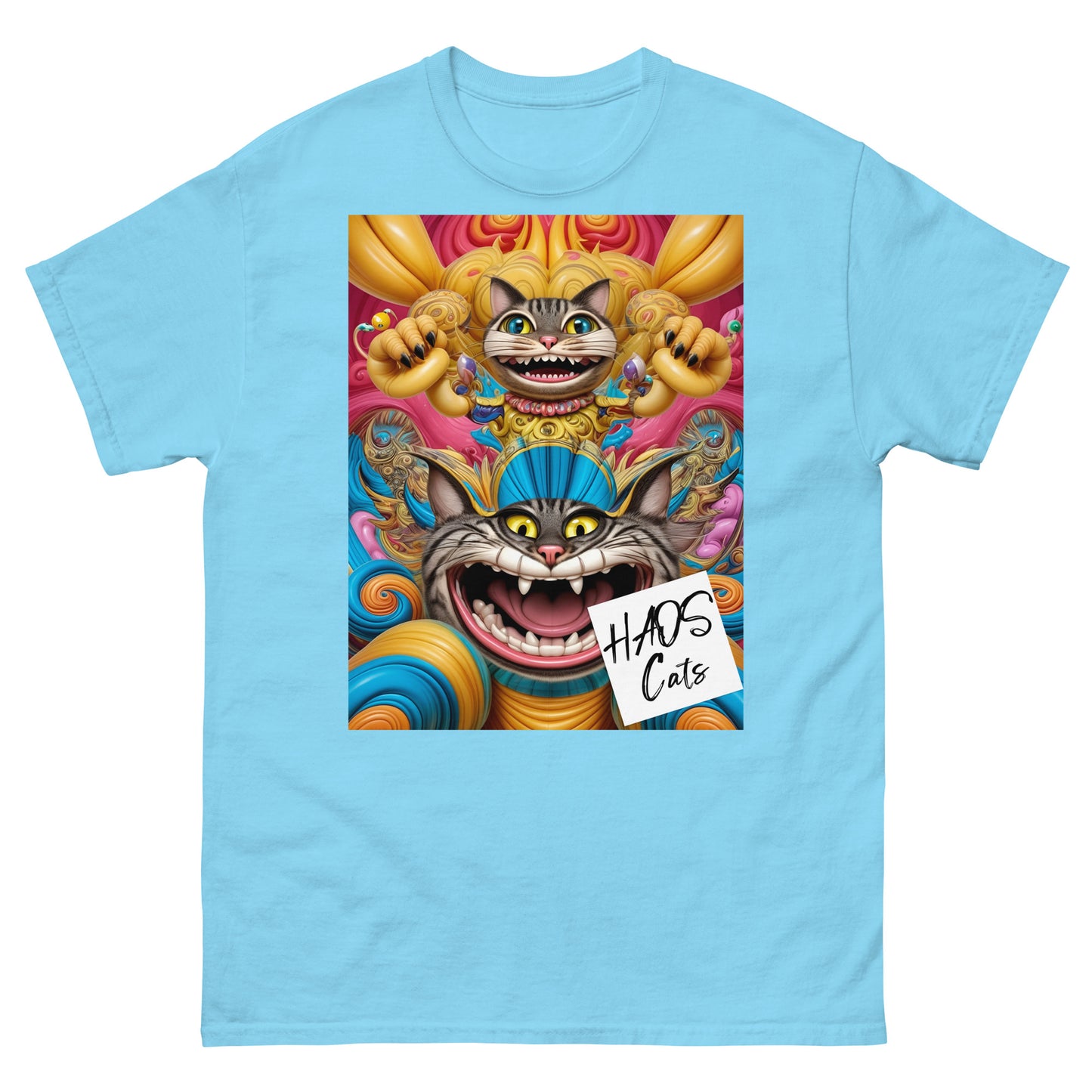 Men's classic tee. Collection - HAOS Cats, Design - ANDRBEL STUDIO