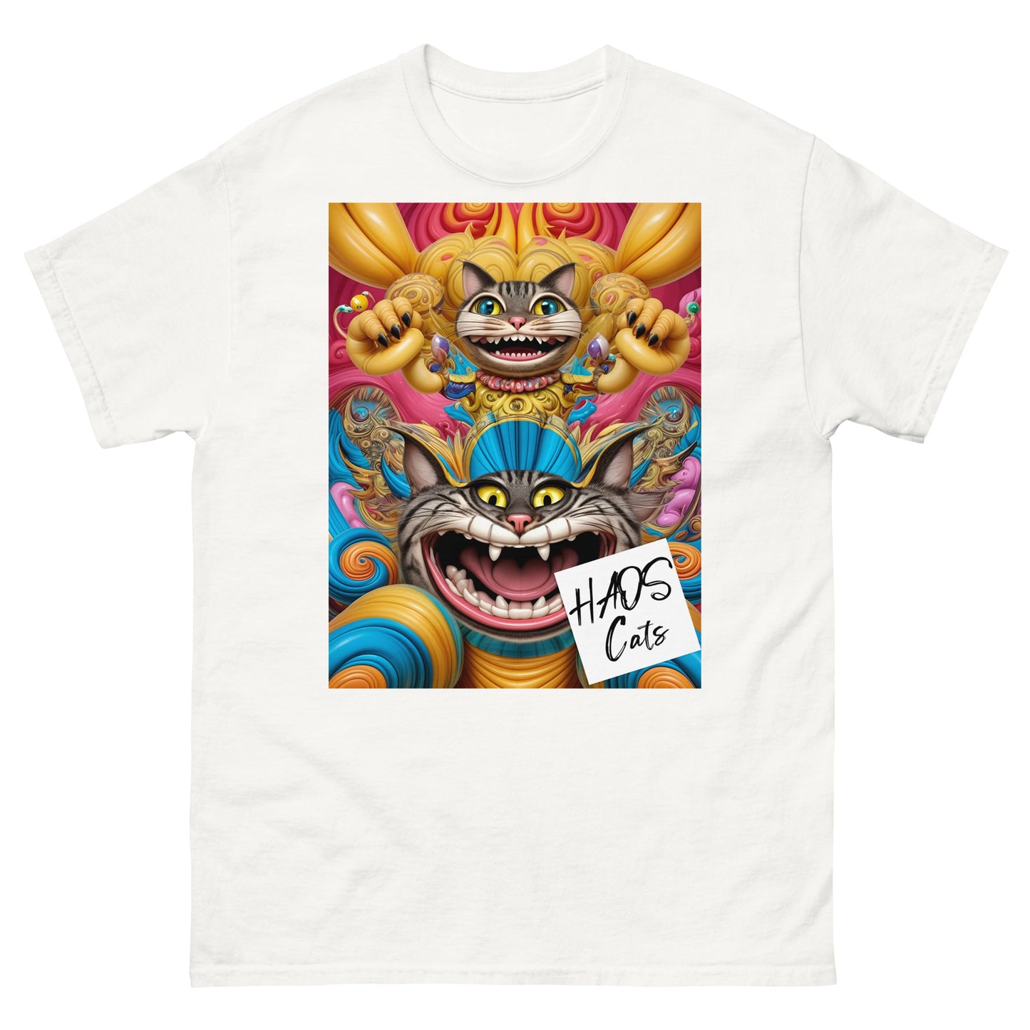 Men's classic tee. Collection - HAOS Cats, Design - ANDRBEL STUDIO