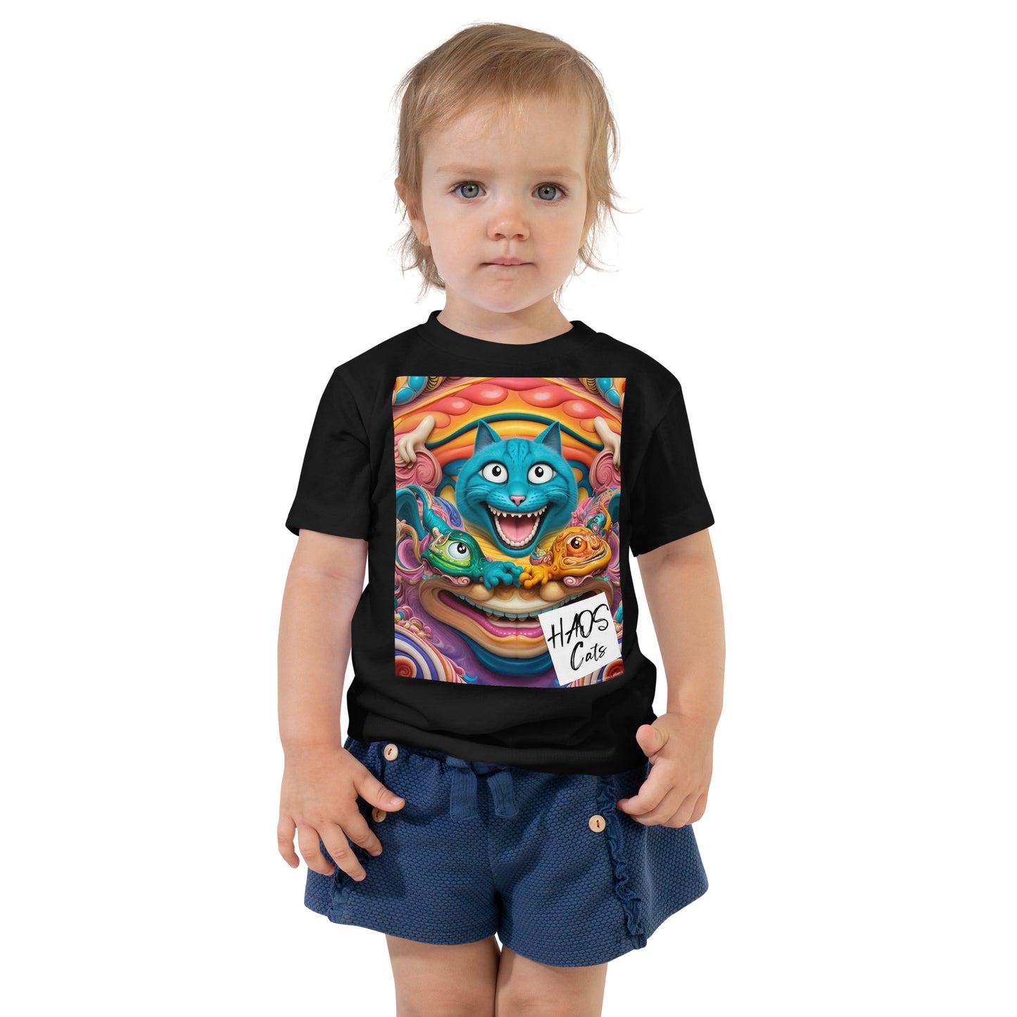Toddler Short Sleeve Tee. Collection - HAOS Cats, Design - ANDRBEL STUDIO