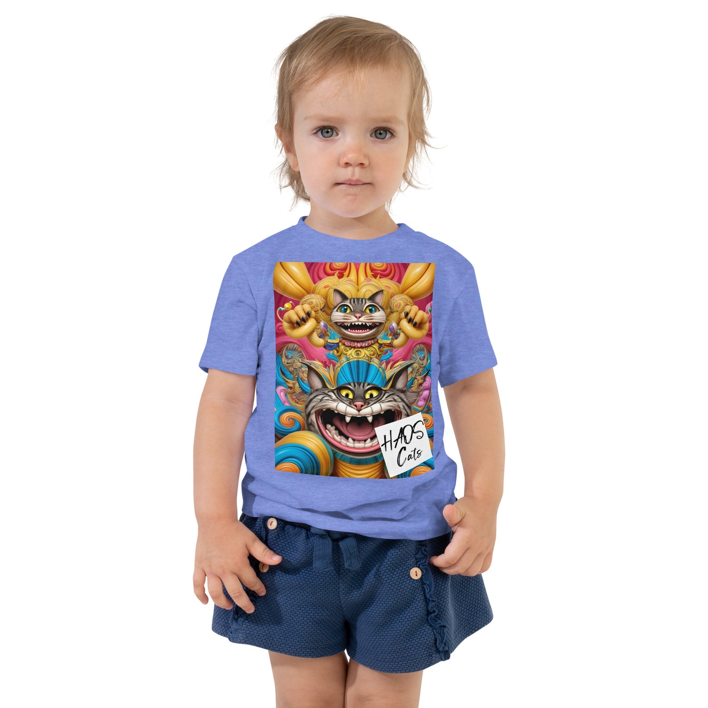 Toddler Short Sleeve Tee. Collection - HAOS Cats, Design - ANDRBEL STUDIO