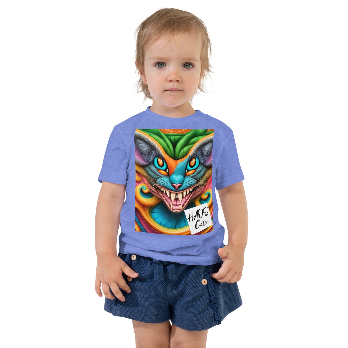 Toddler Short Sleeve Tee. Collection - HAOS Cats, Design - ANDRBEL STUDIO