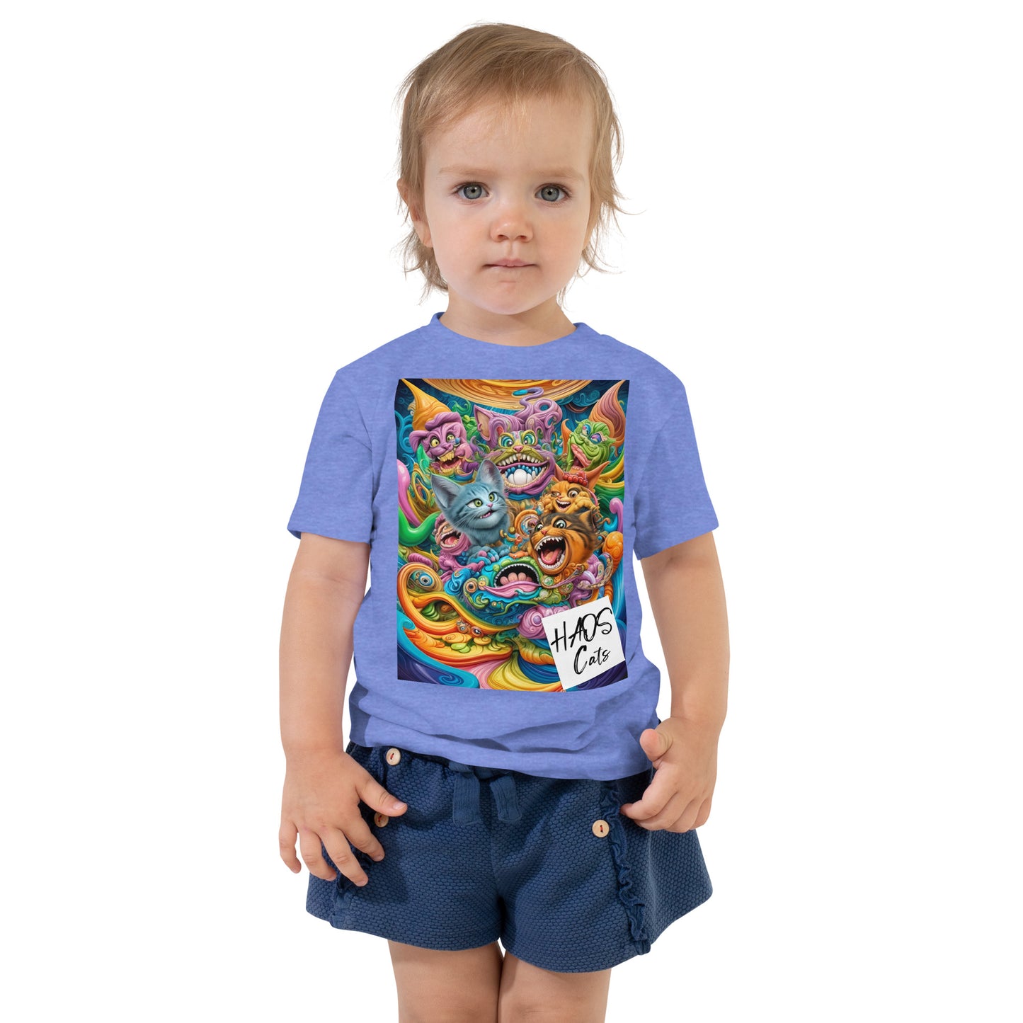 Toddler Short Sleeve Tee. Collection - HAOS Cats, Design - ANDRBEL STUDIO