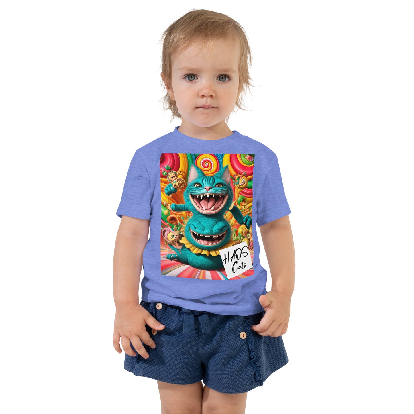 Toddler Short Sleeve Tee. Collection - HAOS Cats, Design - ANDRBEL STUDIO