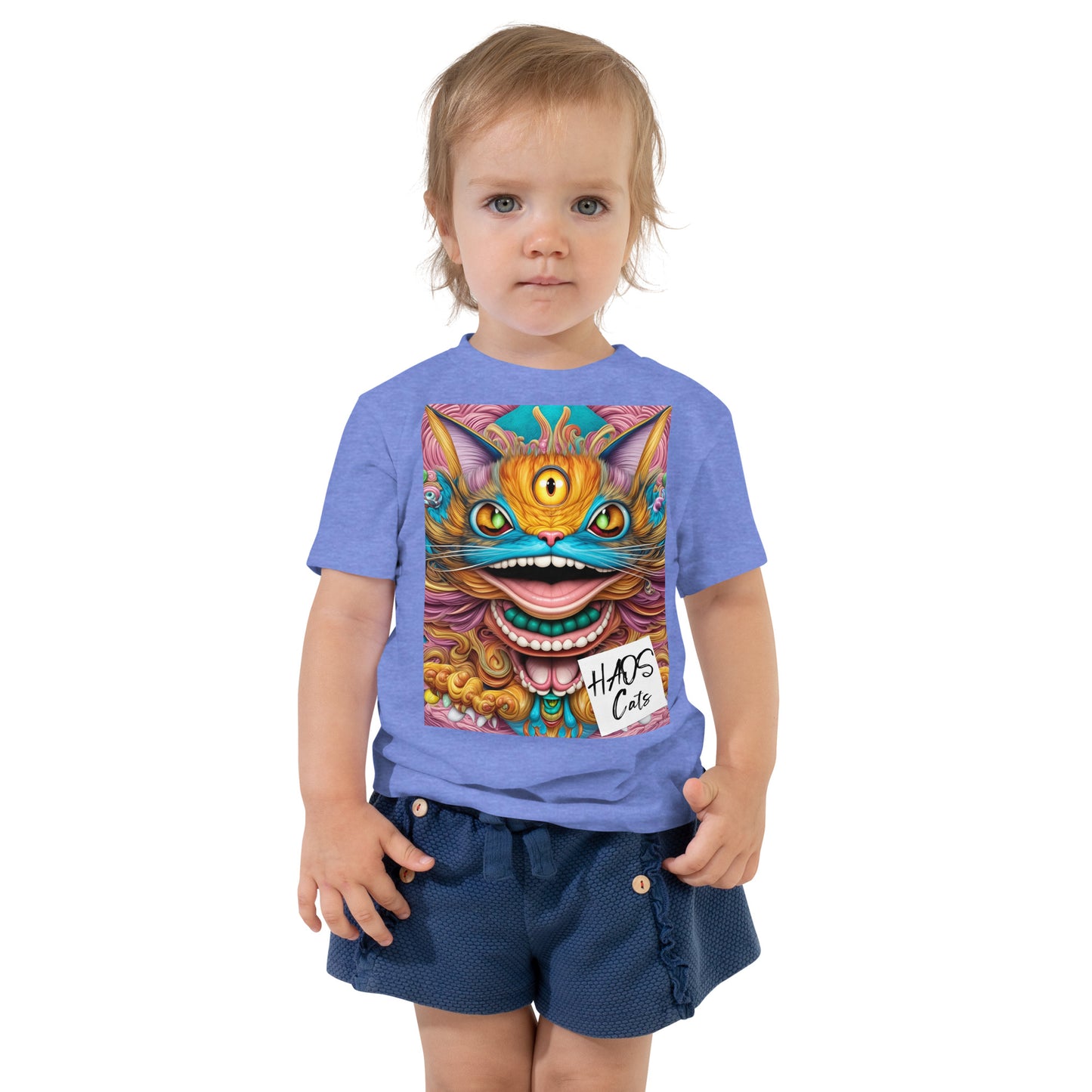 Toddler Short Sleeve Tee. Collection - HAOS Cats, Design - ANDRBEL STUDIO