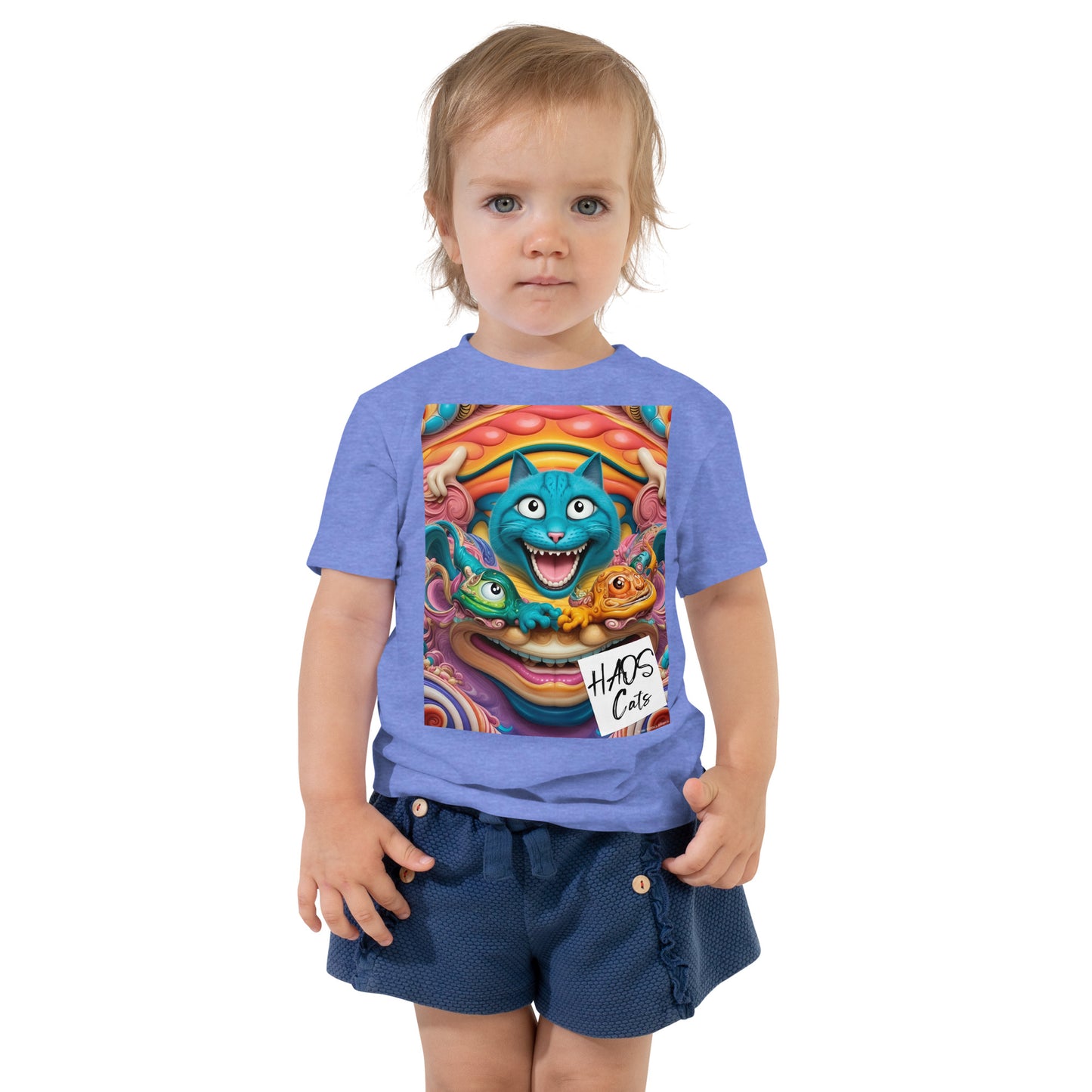Toddler Short Sleeve Tee. Collection - HAOS Cats, Design - ANDRBEL STUDIO