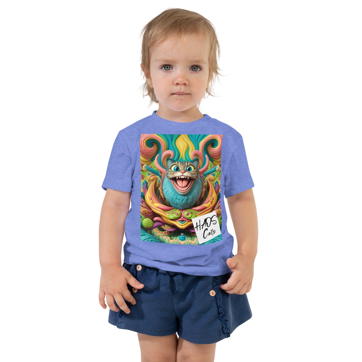 Toddler Short Sleeve Tee. Collection - HAOS Cats, Design - ANDRBEL STUDIO