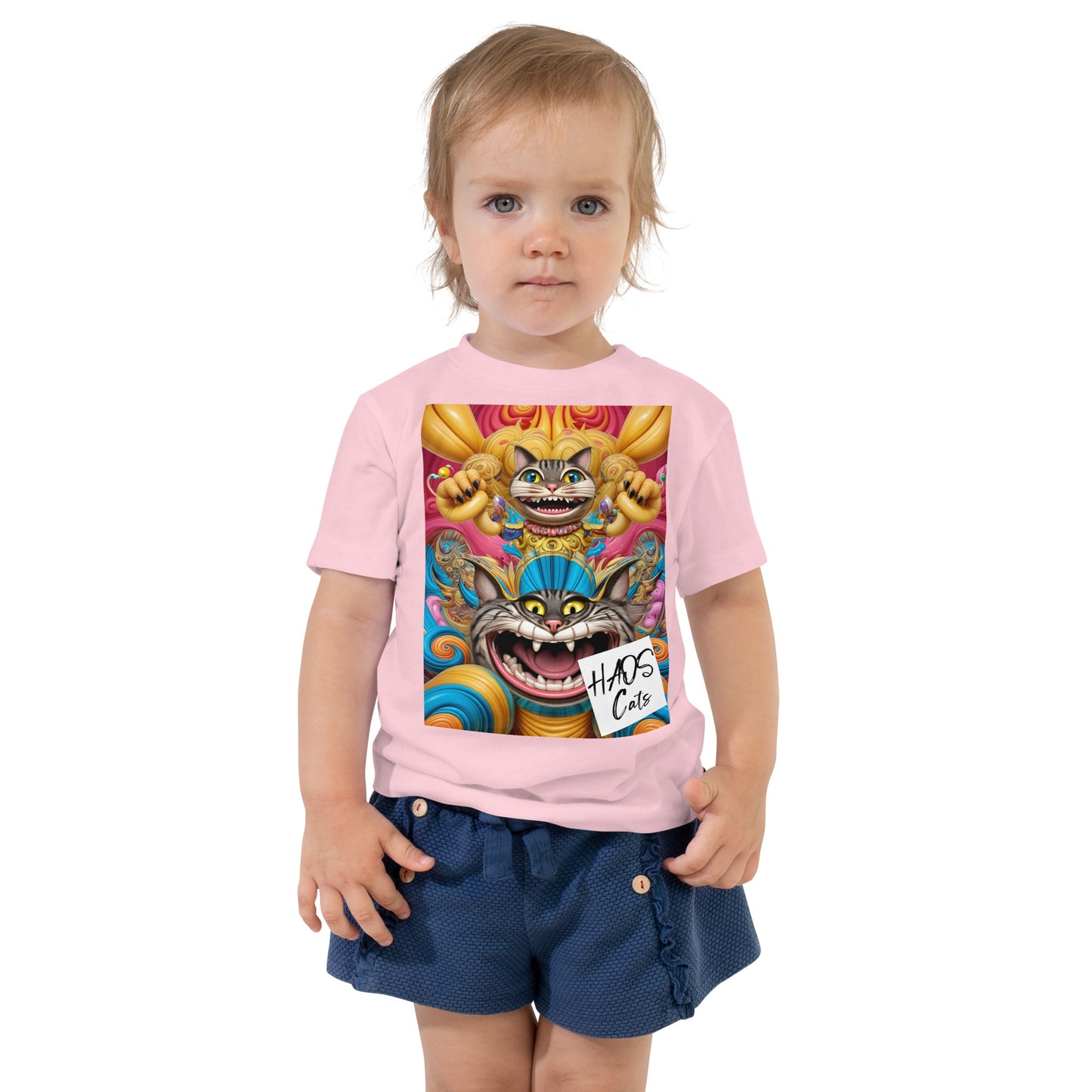 Toddler Short Sleeve Tee. Collection - HAOS Cats, Design - ANDRBEL STUDIO