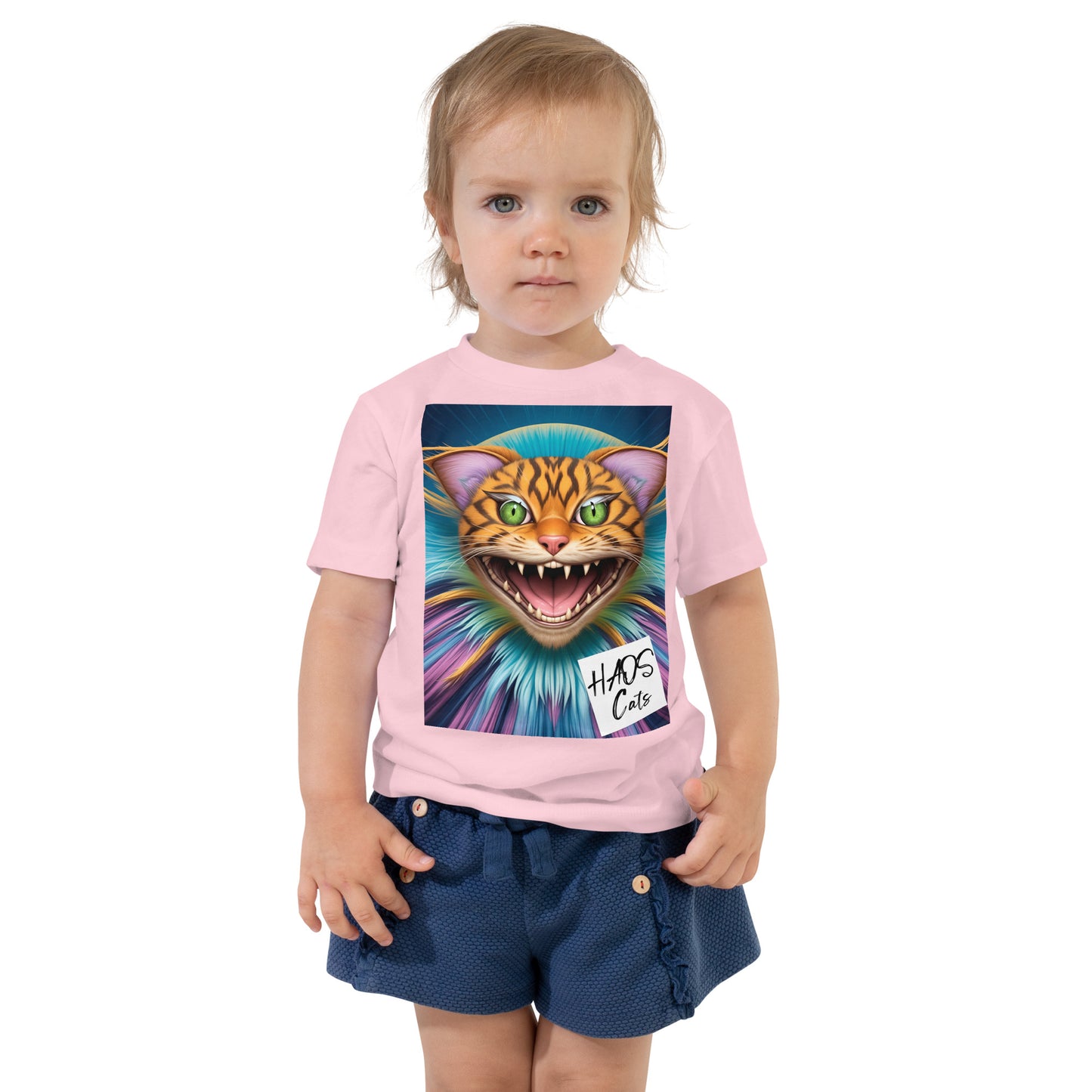 Toddler Short Sleeve Tee. Collection - HAOS Cats, Design - ANDRBEL STUDIO