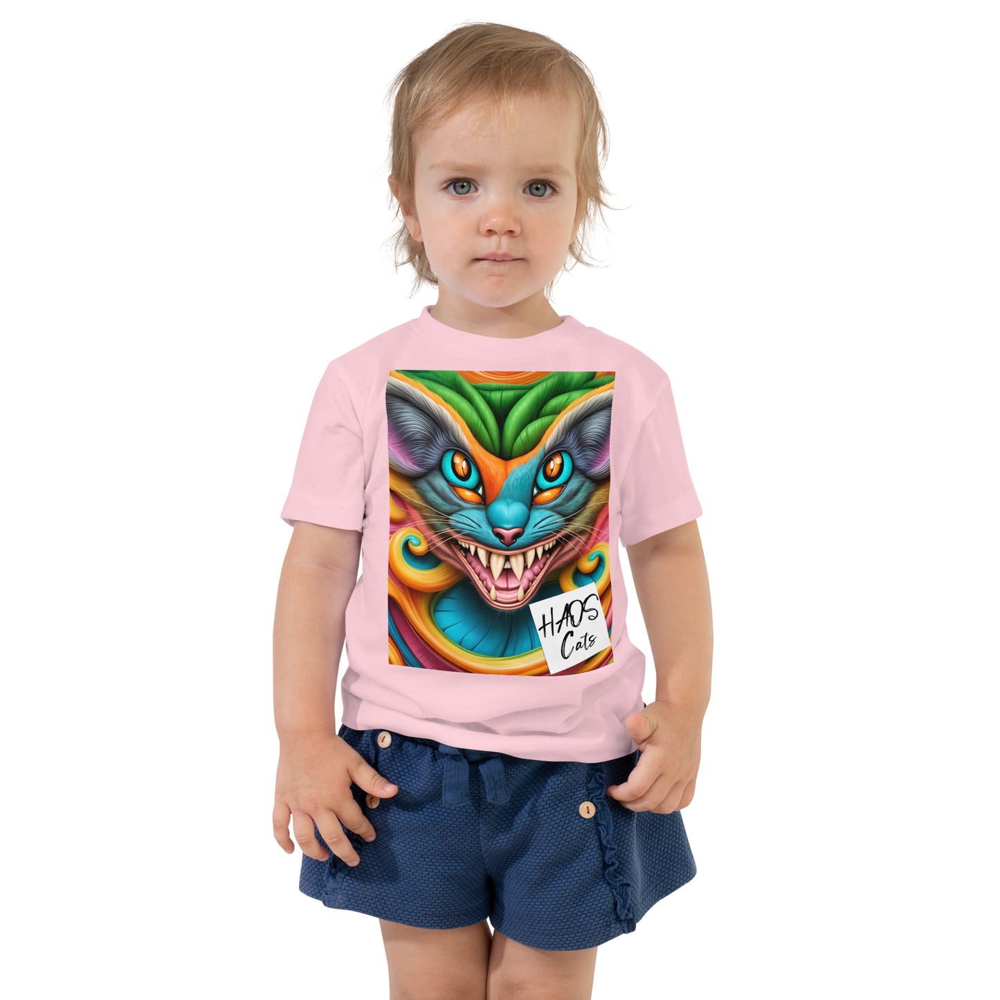 Toddler Short Sleeve Tee. Collection - HAOS Cats, Design - ANDRBEL STUDIO