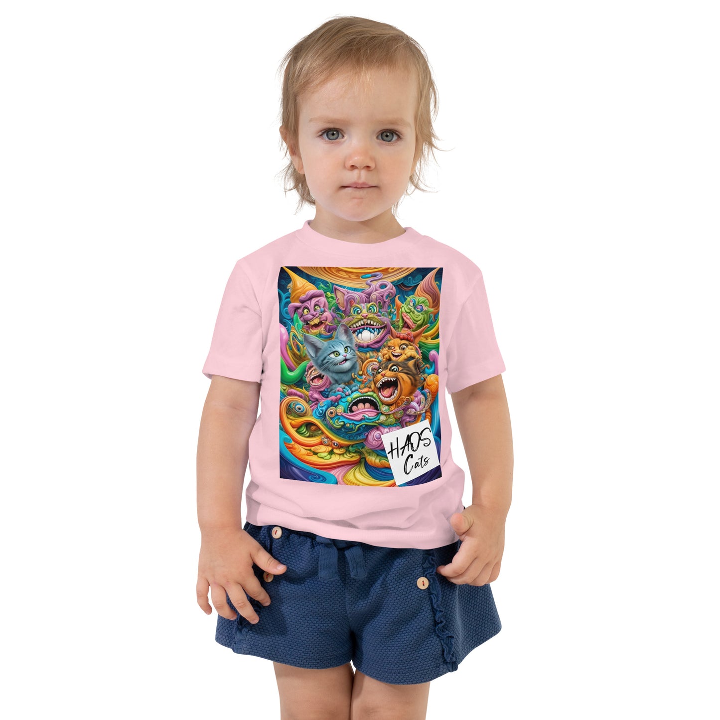 Toddler Short Sleeve Tee. Collection - HAOS Cats, Design - ANDRBEL STUDIO
