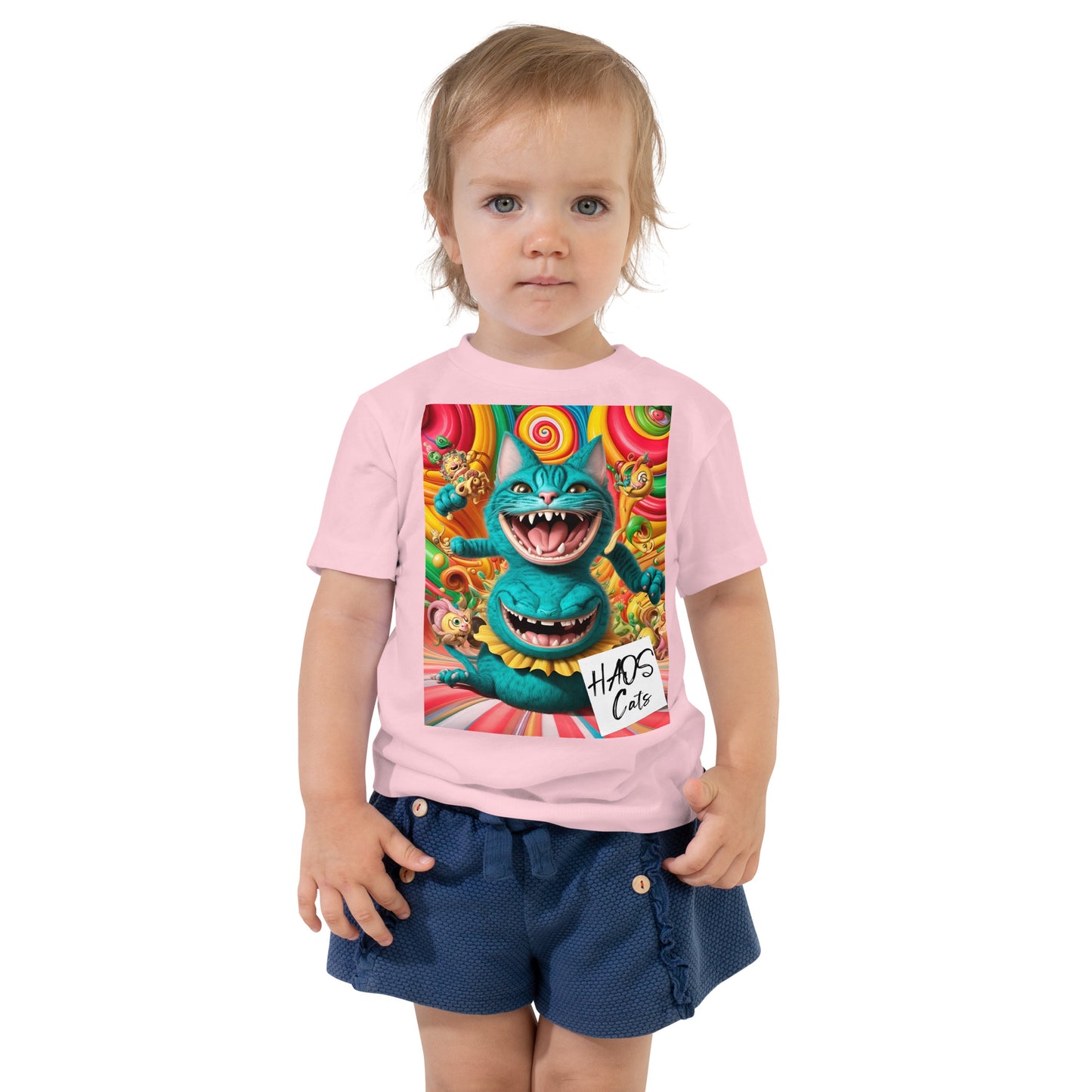 Toddler Short Sleeve Tee. Collection - HAOS Cats, Design - ANDRBEL STUDIO