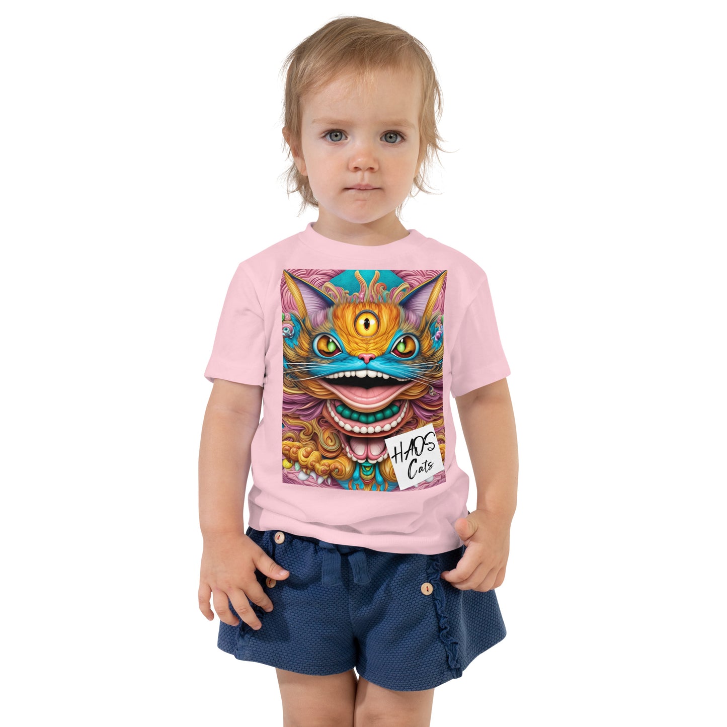 Toddler Short Sleeve Tee. Collection - HAOS Cats, Design - ANDRBEL STUDIO