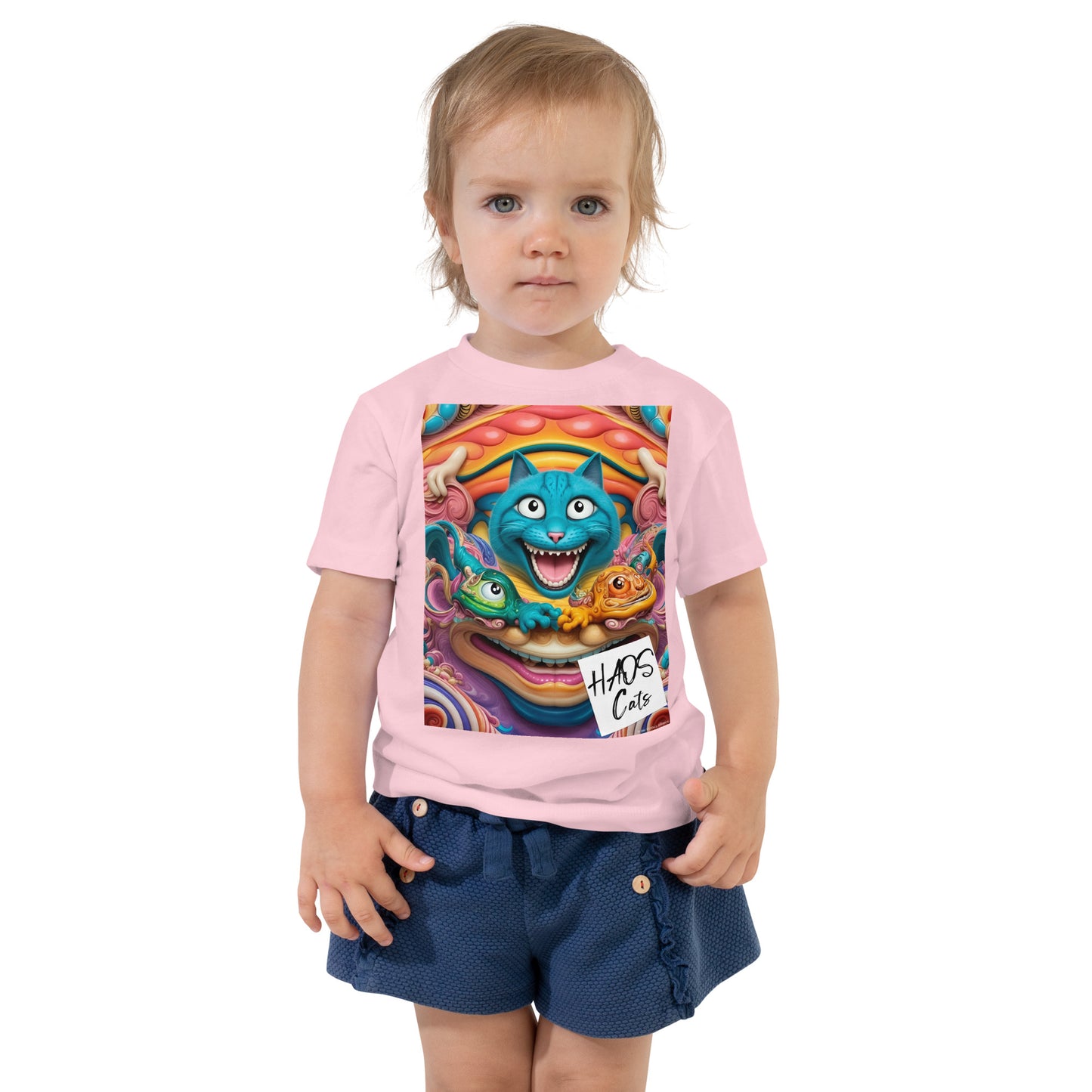 Toddler Short Sleeve Tee. Collection - HAOS Cats, Design - ANDRBEL STUDIO