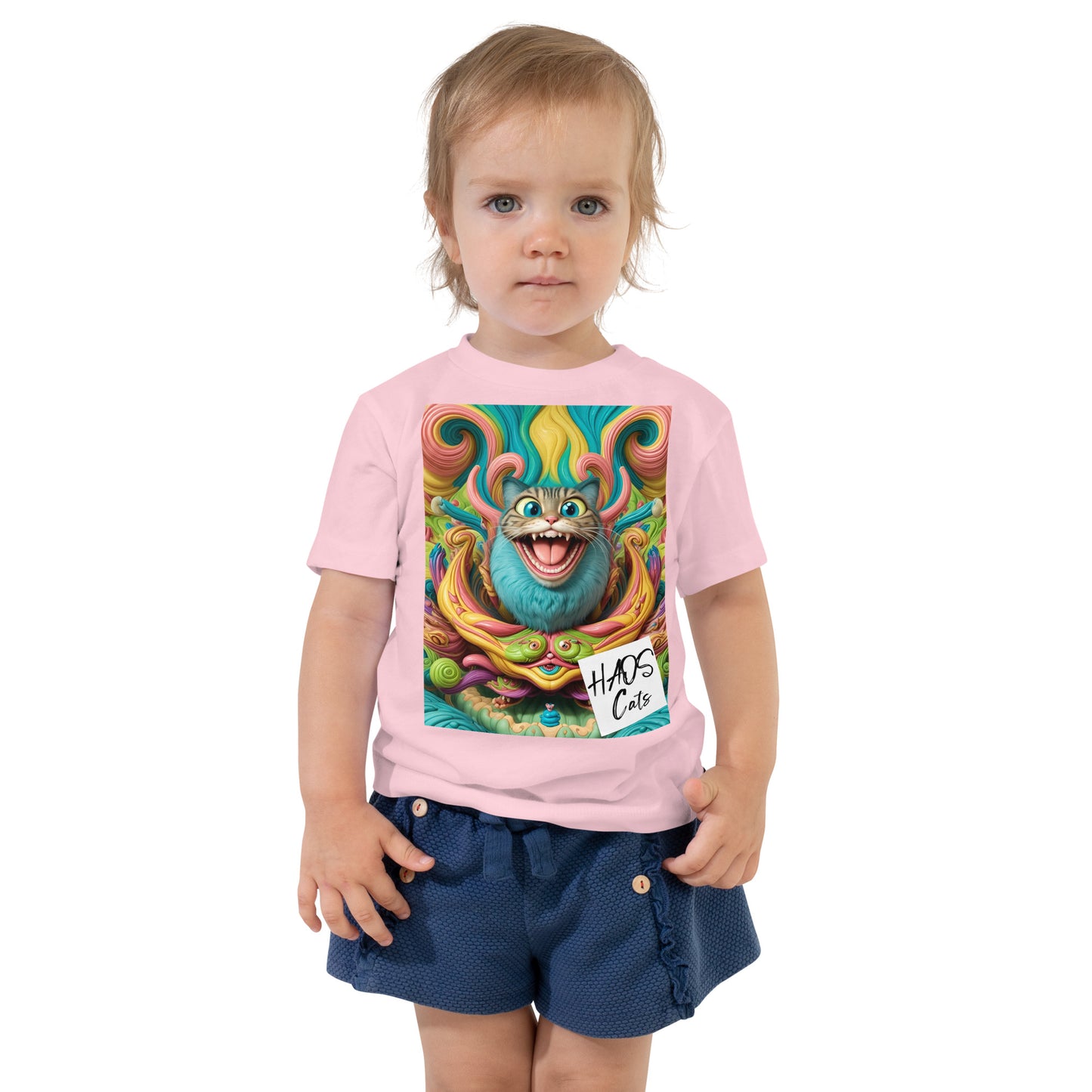 Toddler Short Sleeve Tee. Collection - HAOS Cats, Design - ANDRBEL STUDIO