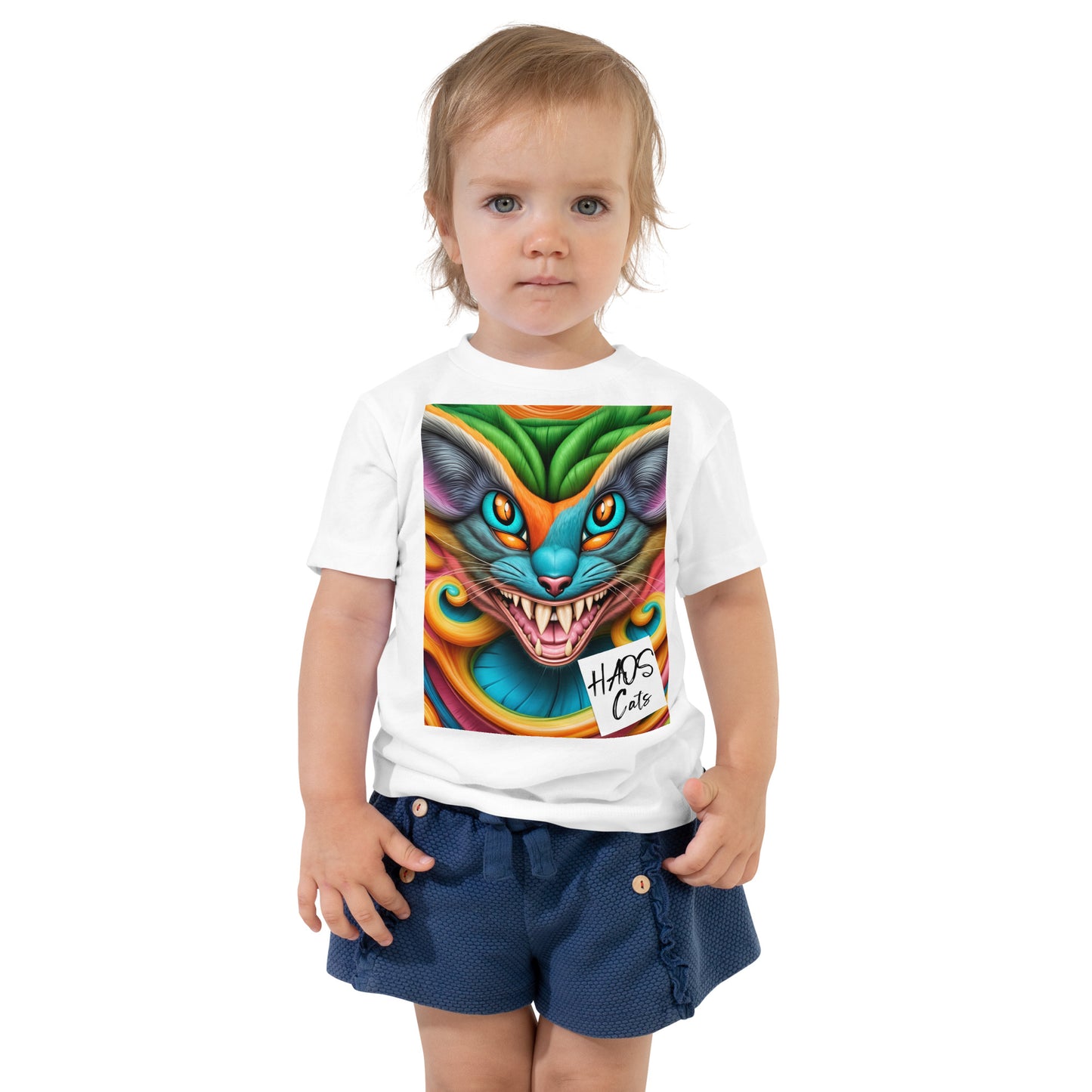 Toddler Short Sleeve Tee. Collection - HAOS Cats, Design - ANDRBEL STUDIO