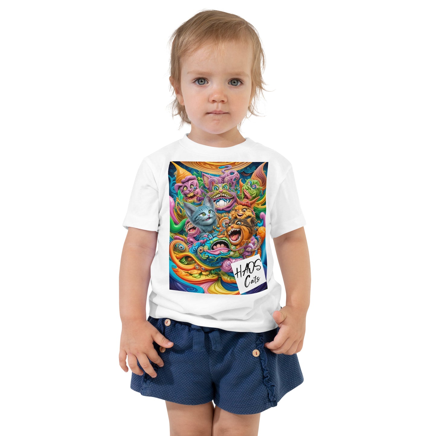 Toddler Short Sleeve Tee. Collection - HAOS Cats, Design - ANDRBEL STUDIO