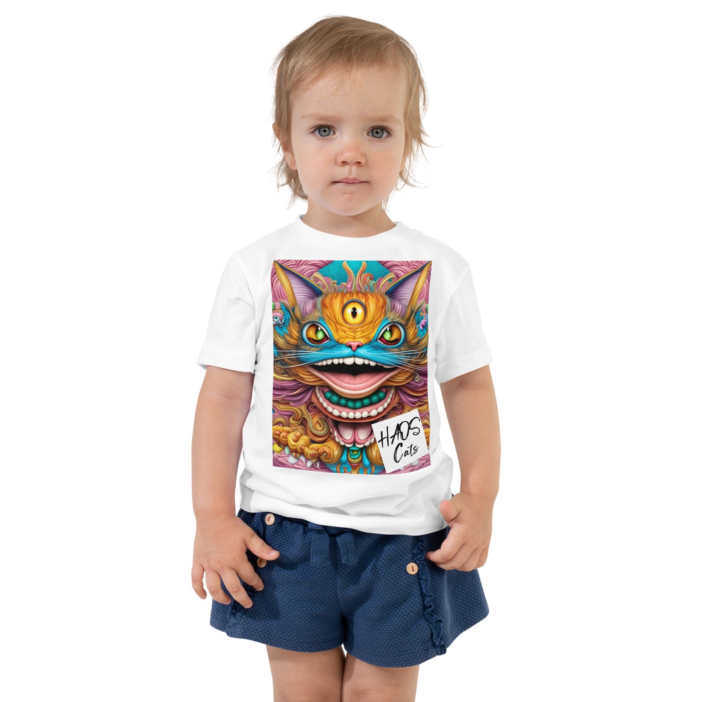 Toddler Short Sleeve Tee. Collection - HAOS Cats, Design - ANDRBEL STUDIO