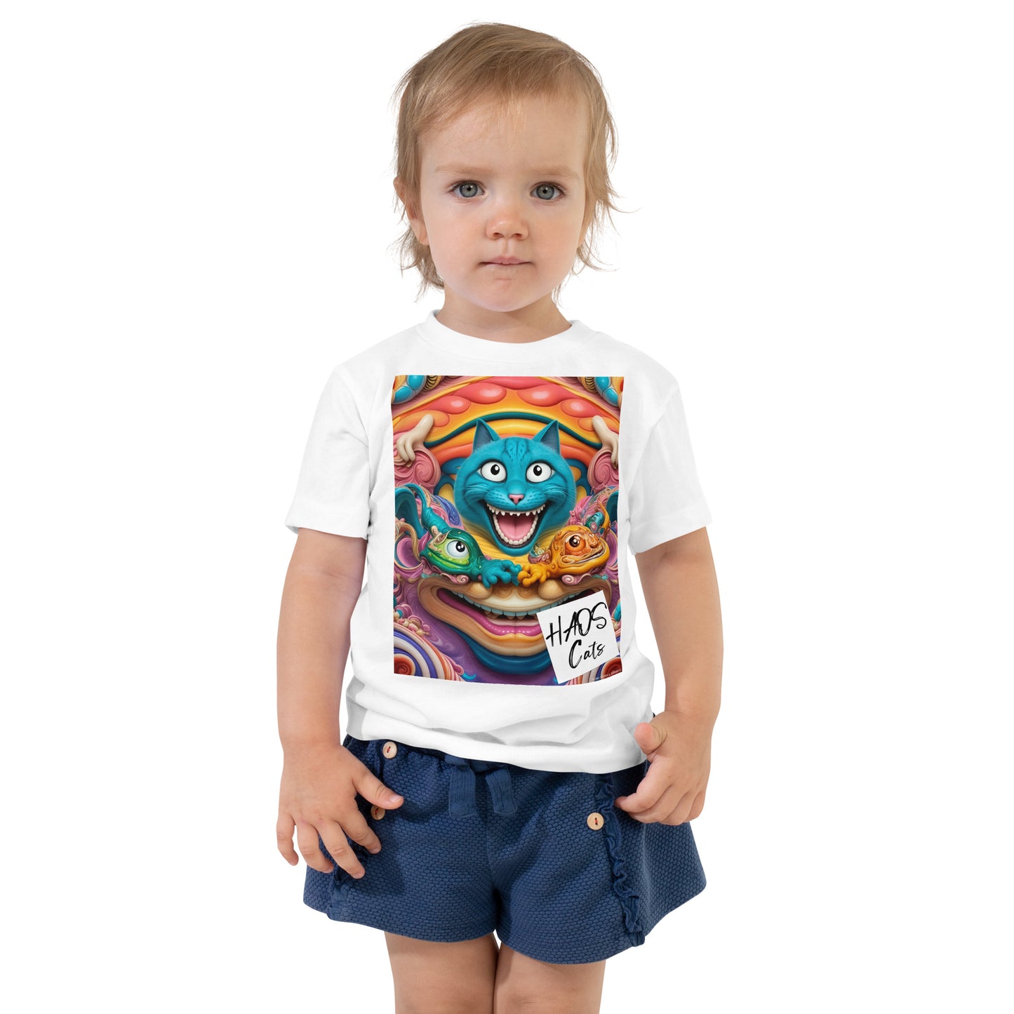 Toddler Short Sleeve Tee. Collection - HAOS Cats, Design - ANDRBEL STUDIO
