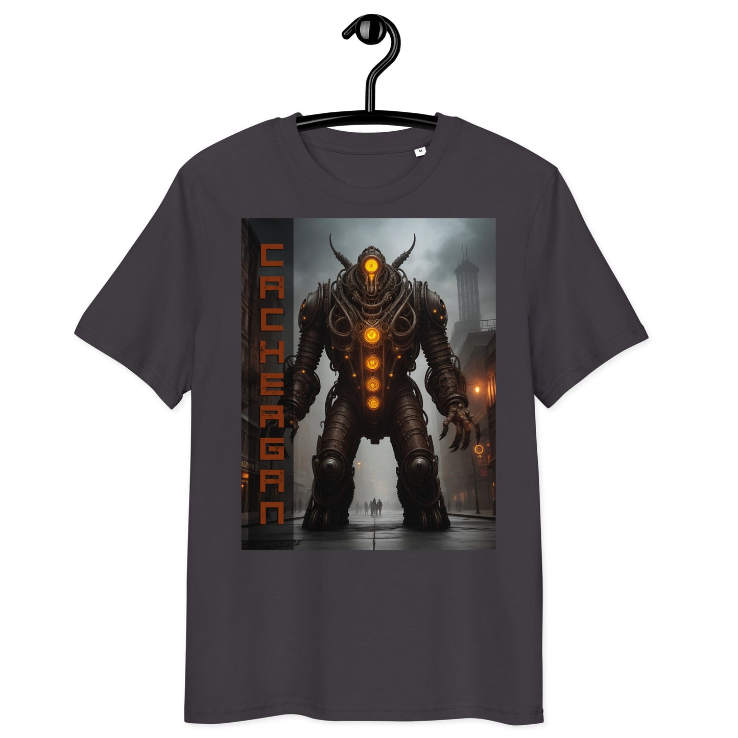 Unisex organic cotton t-shirt. Collection - Cachergan, Design - ANDRBEL STUDIO