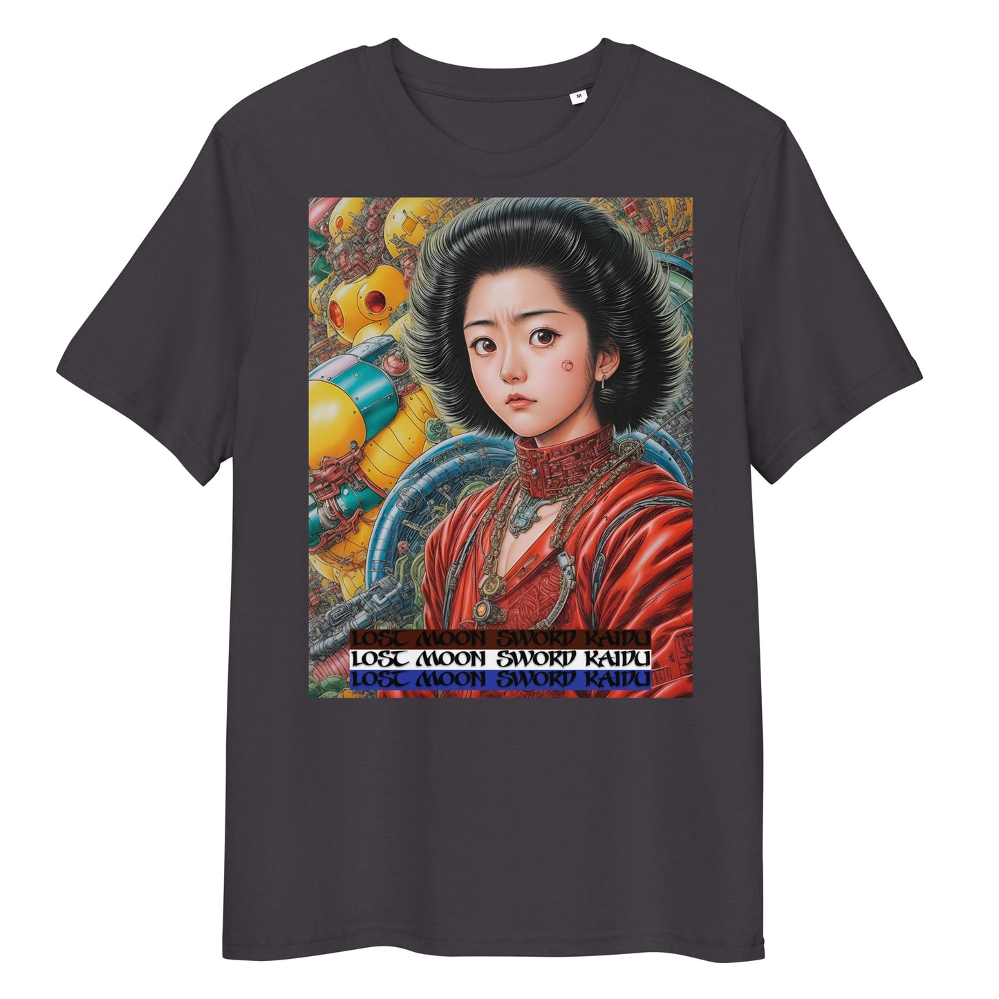 Unisex organic cotton t-shirt. Collection - Lost Moon Sword Kaidu, Design - ANDRBEL STUDIO