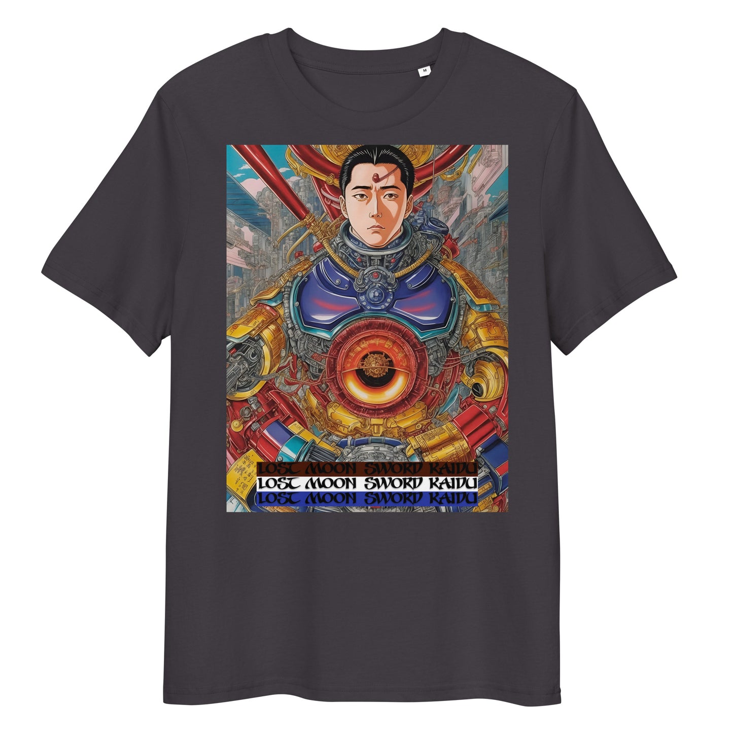 Unisex organic cotton t-shirt. Collection - Lost Moon Sword Kaidu, Design - ANDRBEL STUDIO
