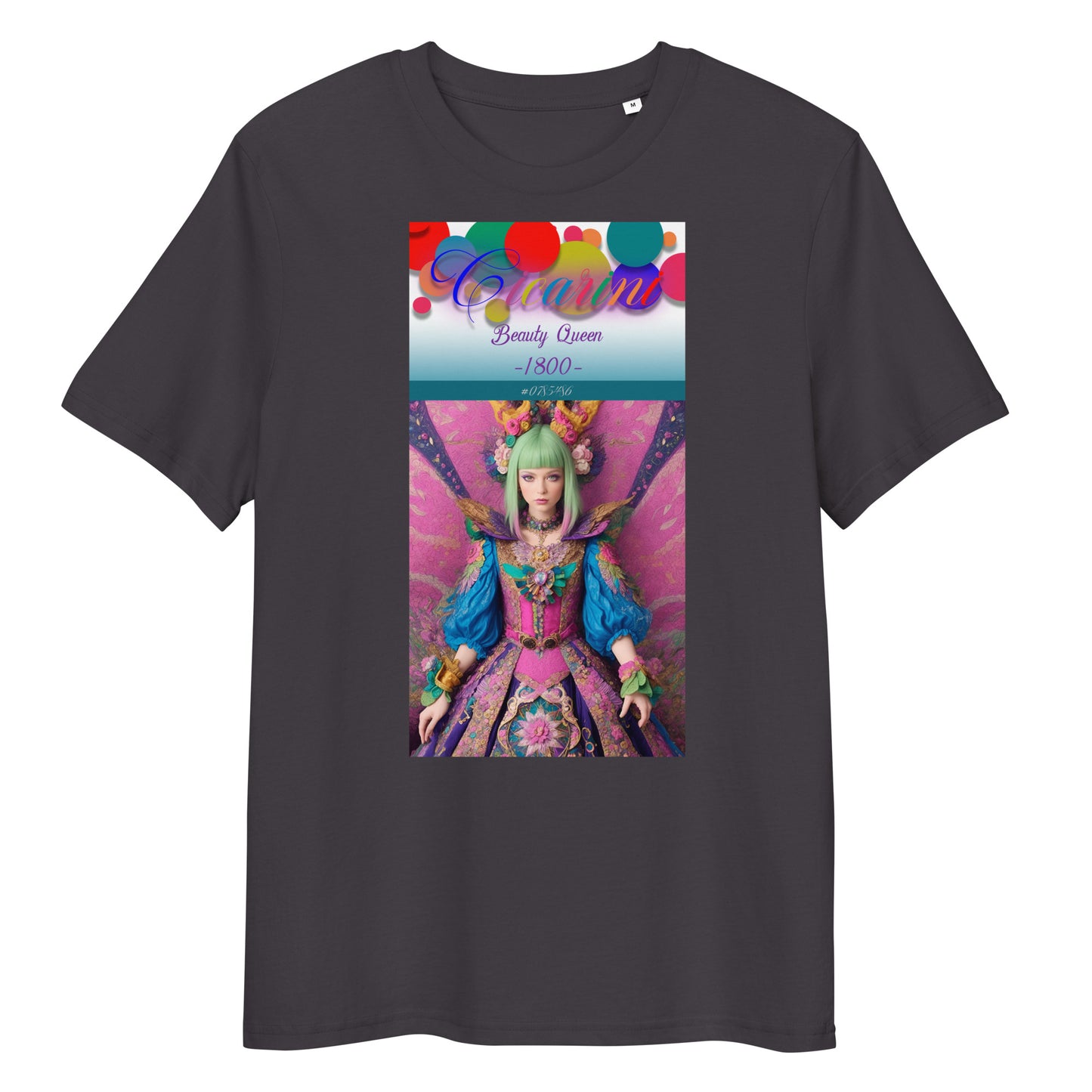 Unisex organic cotton t-shirt. Collection - Cicarini, Design - ANDRBEL STUDIO