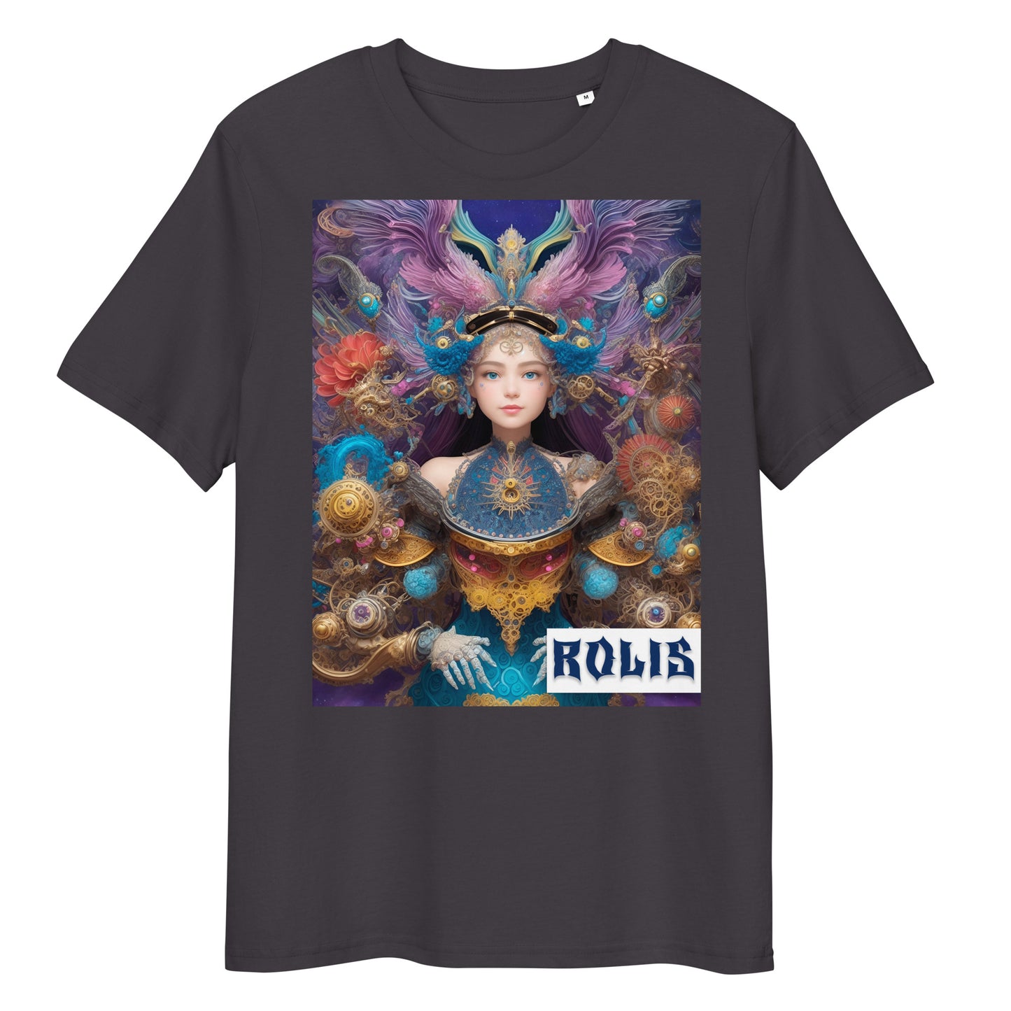 Unisex organic cotton t-shirt. Collection - ROLIS, Design - ANDRBEL STUDIO