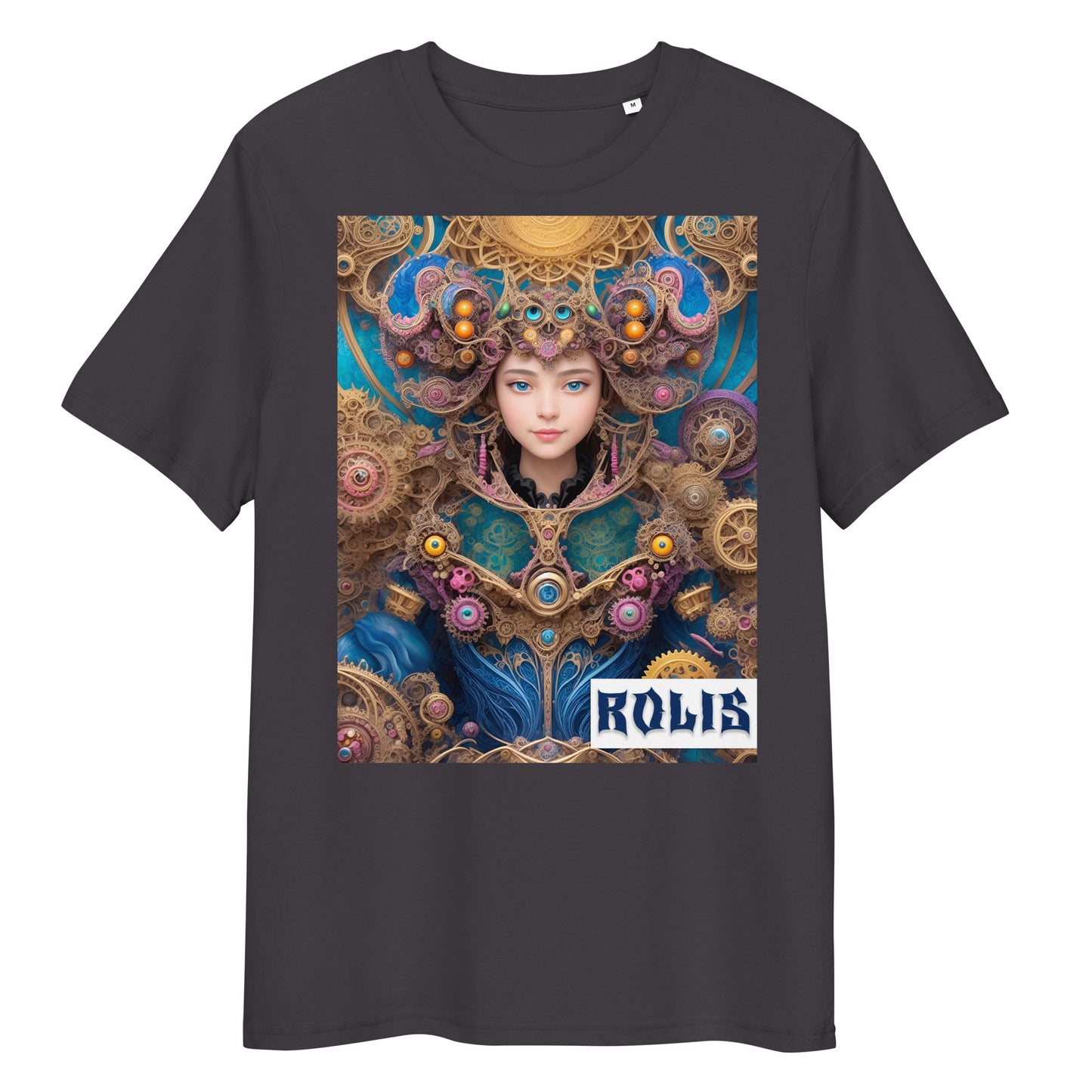 Unisex organic cotton t-shirt. Collection - ROLIS, Design - ANDRBEL STUDIO