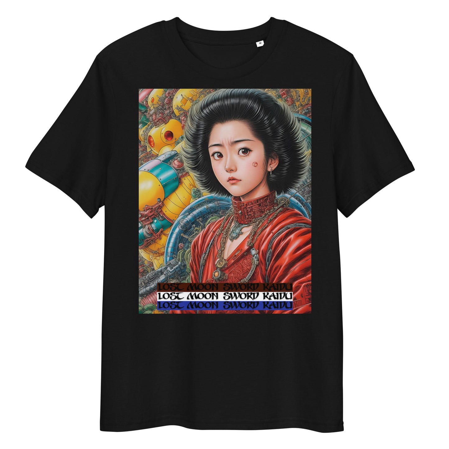 Unisex organic cotton t-shirt. Collection - Lost Moon Sword Kaidu, Design - ANDRBEL STUDIO