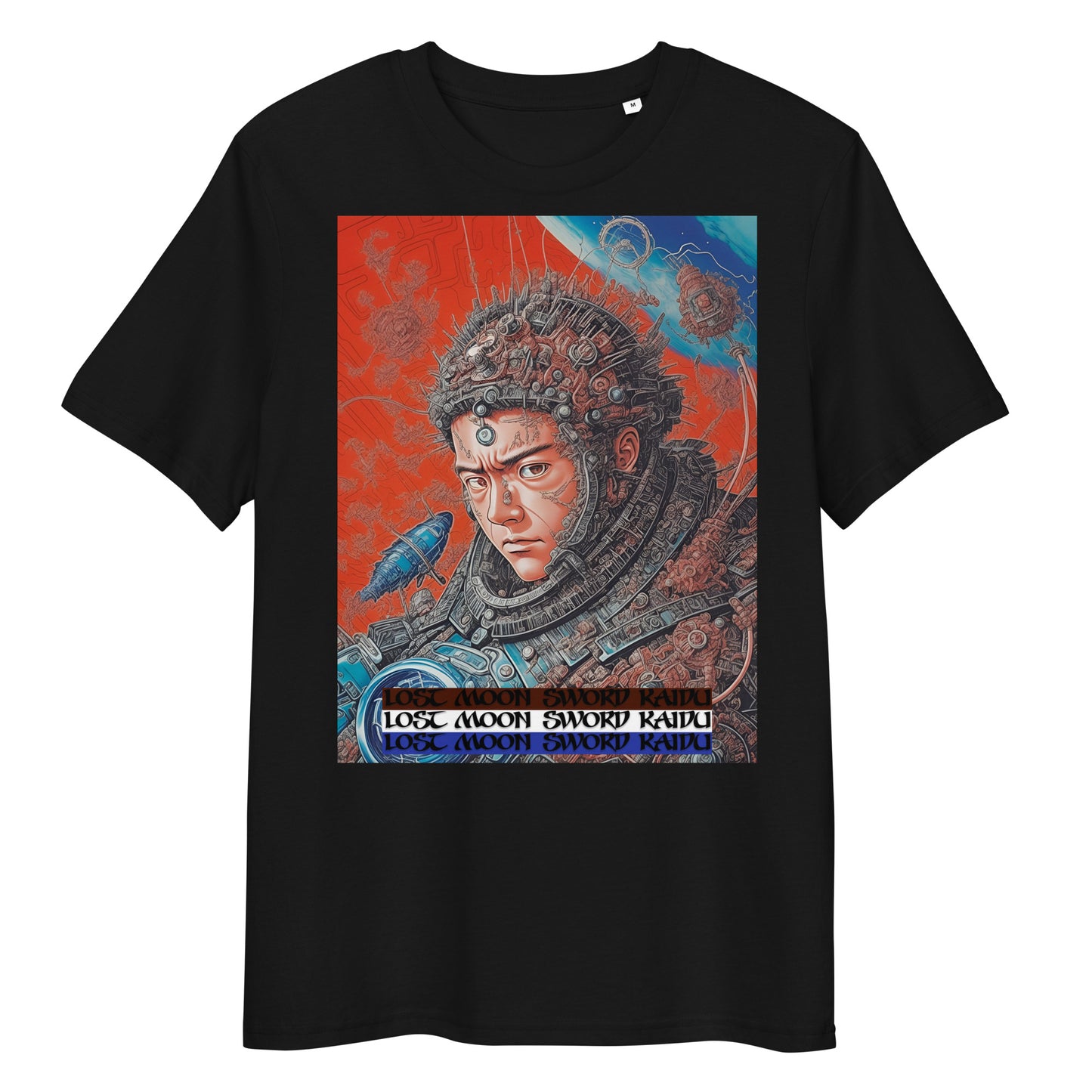 Unisex organic cotton t-shirt. Collection - Lost Moon Sword Kaidu, Design - ANDRBEL STUDIO