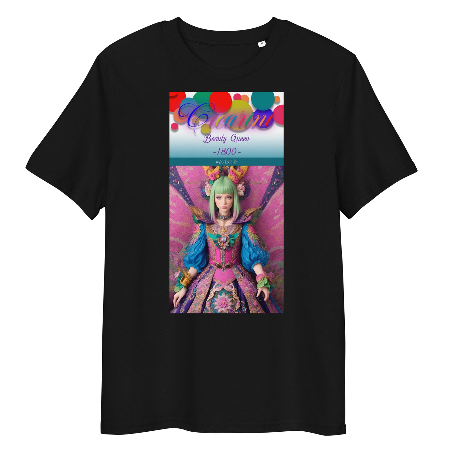 Unisex organic cotton t-shirt. Collection - Cicarini, Design - ANDRBEL STUDIO