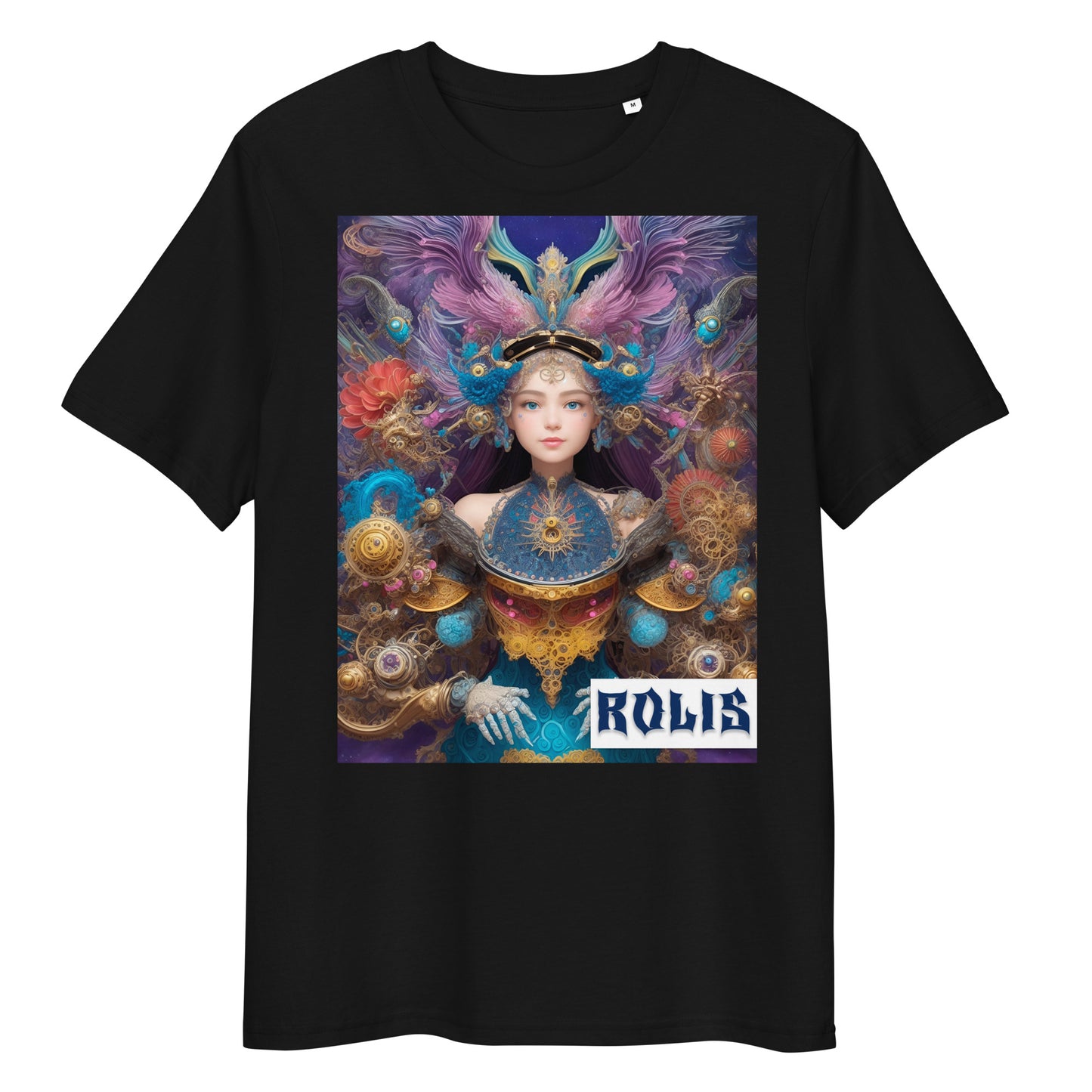 Unisex organic cotton t-shirt. Collection - ROLIS, Design - ANDRBEL STUDIO