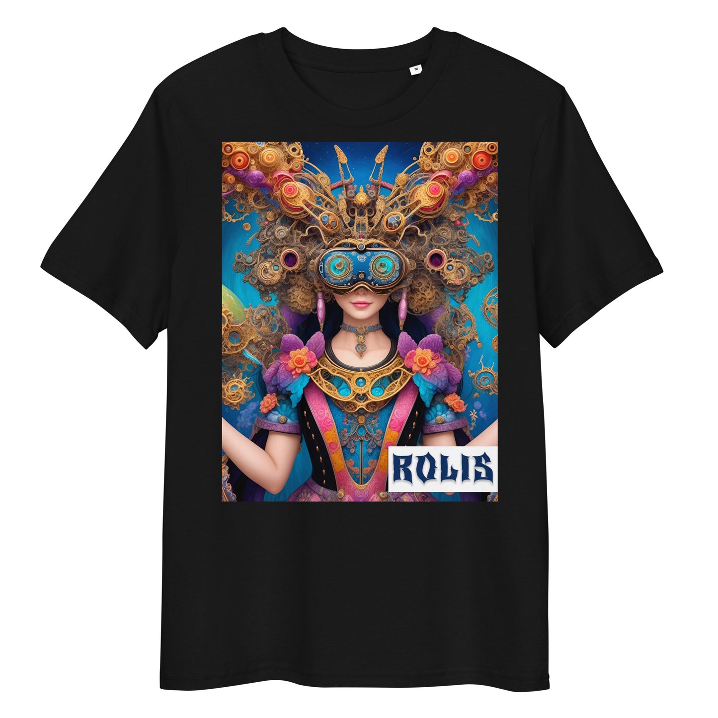 Unisex organic cotton t-shirt. Collection - ROLIS, Design - ANDRBEL STUDIO