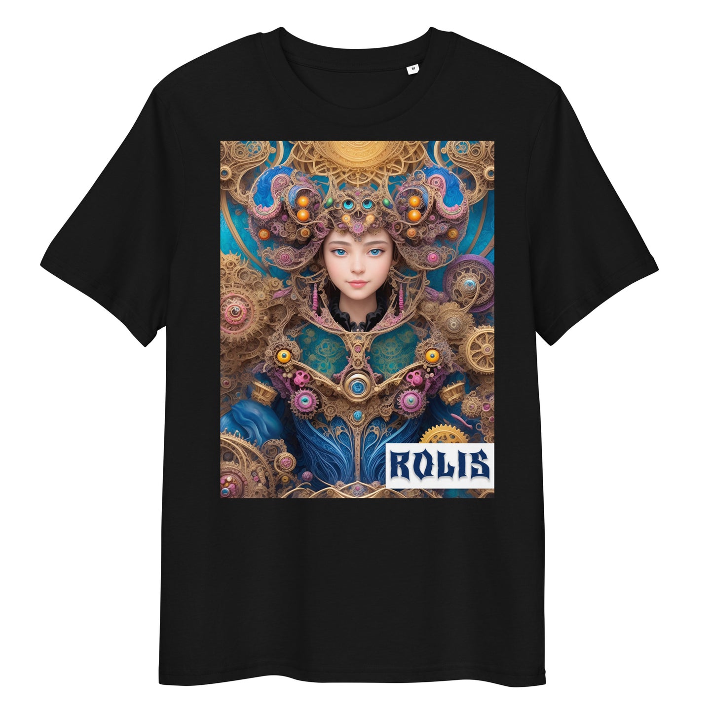 Unisex organic cotton t-shirt. Collection - ROLIS, Design - ANDRBEL STUDIO