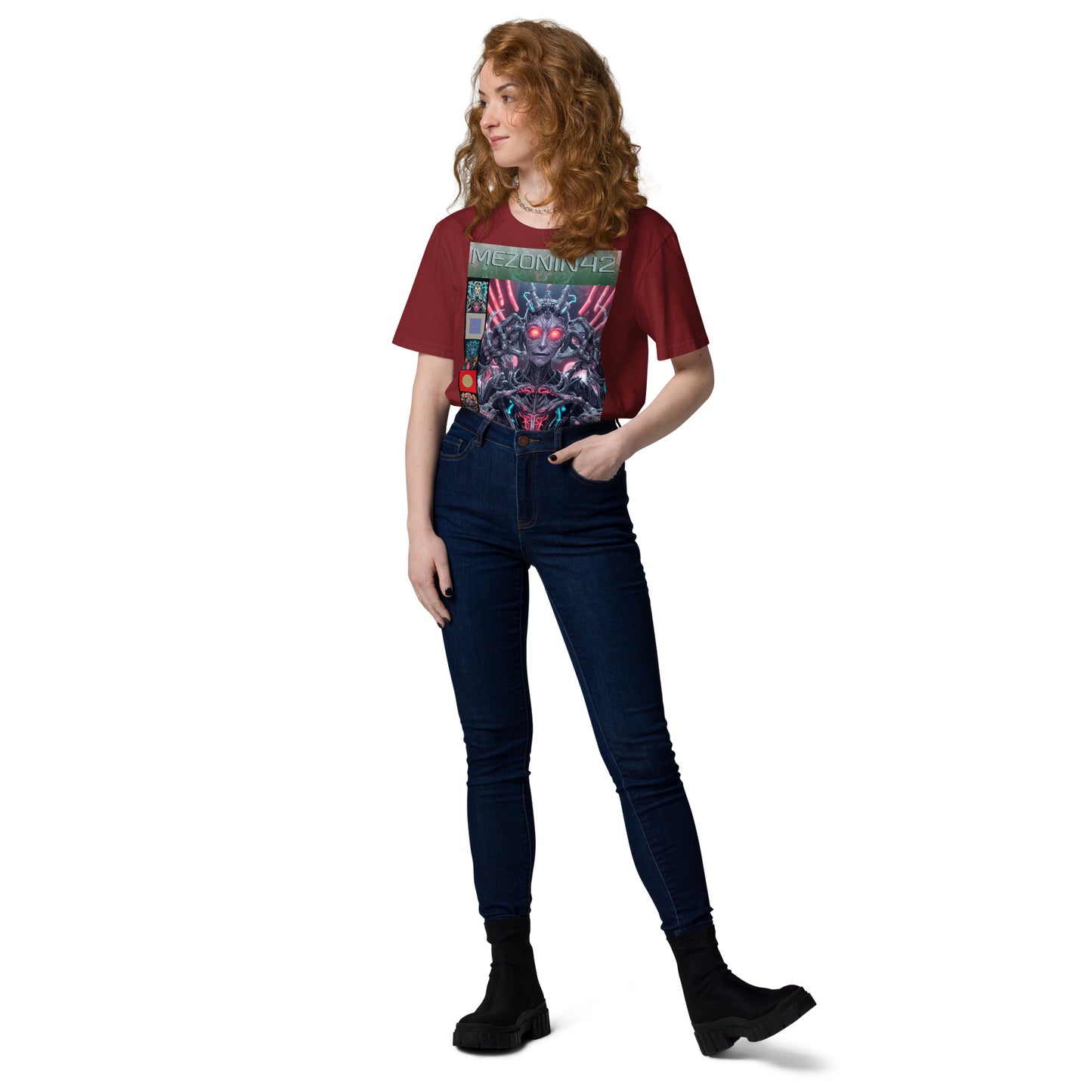Unisex organic cotton t-shirt. Collection - MEZONIN 42, Design - ANDRBEL STUDIO