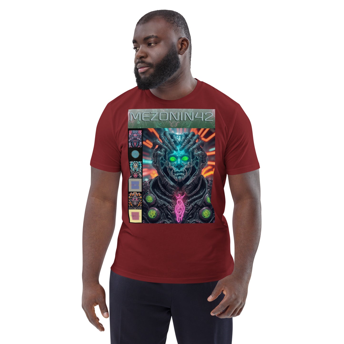 Unisex organic cotton t-shirt. Collection - MEZONIN 42, Design - ANDRBEL STUDIO