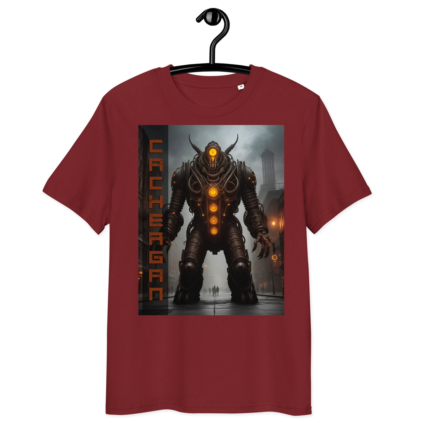 Unisex organic cotton t-shirt. Collection - Cachergan, Design - ANDRBEL STUDIO