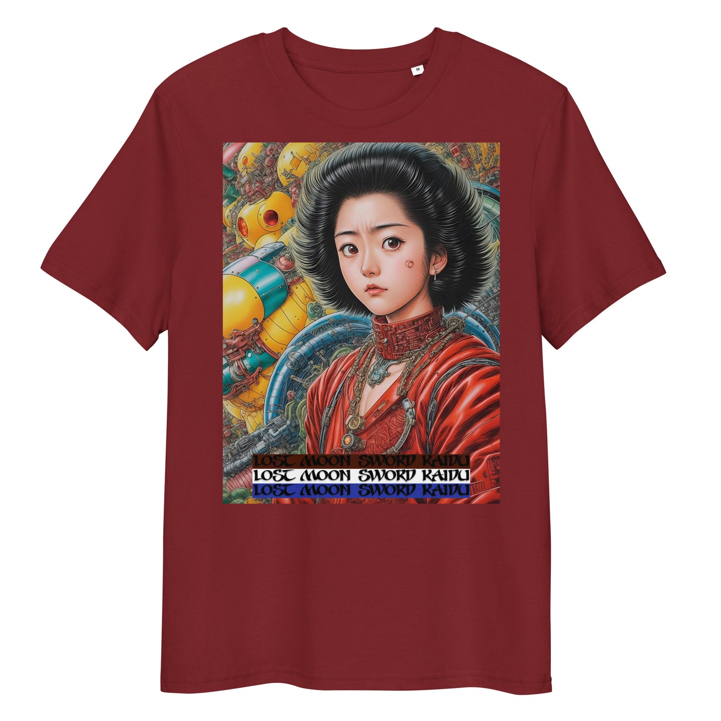 Unisex organic cotton t-shirt. Collection - Lost Moon Sword Kaidu, Design - ANDRBEL STUDIO