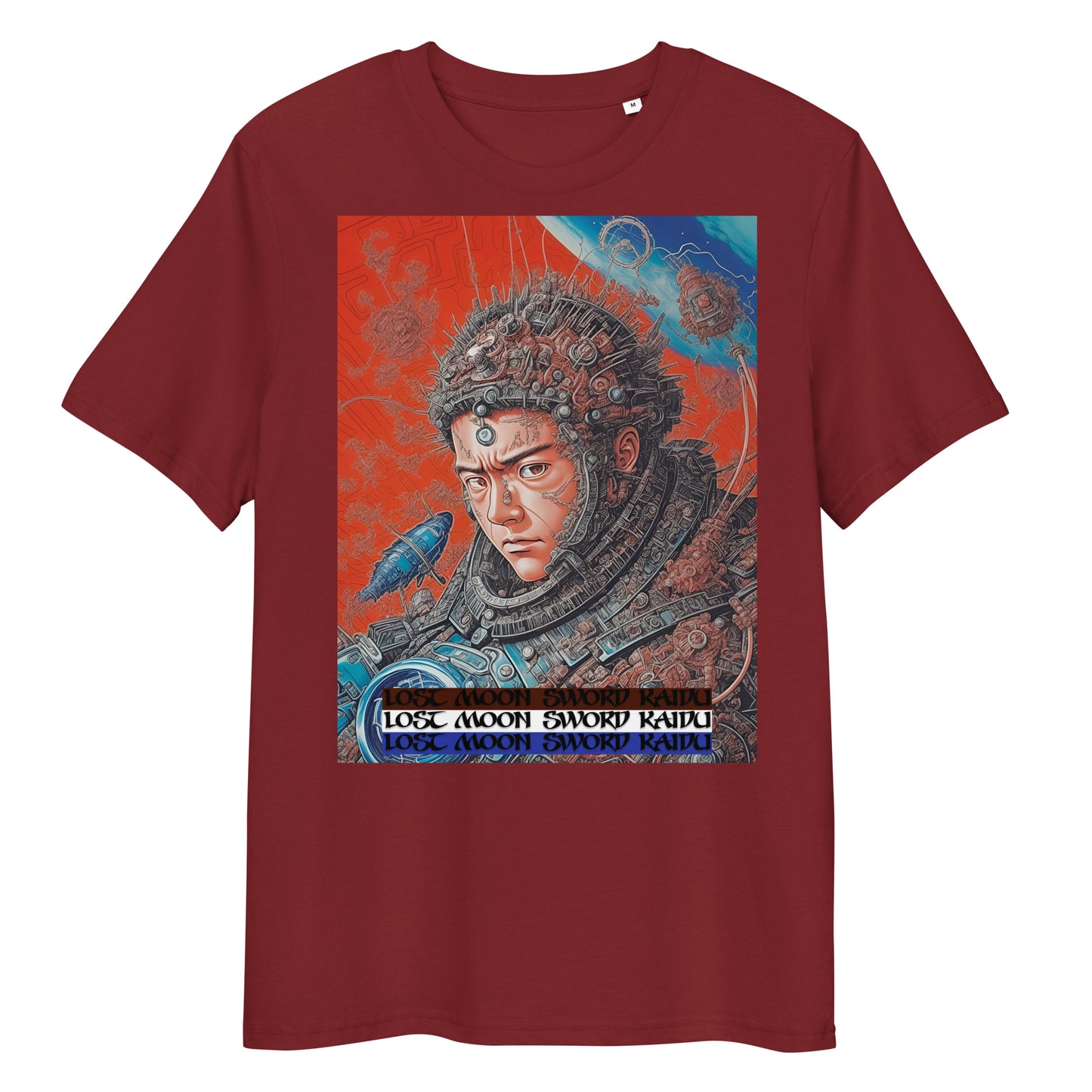 Unisex organic cotton t-shirt. Collection - Lost Moon Sword Kaidu, Design - ANDRBEL STUDIO