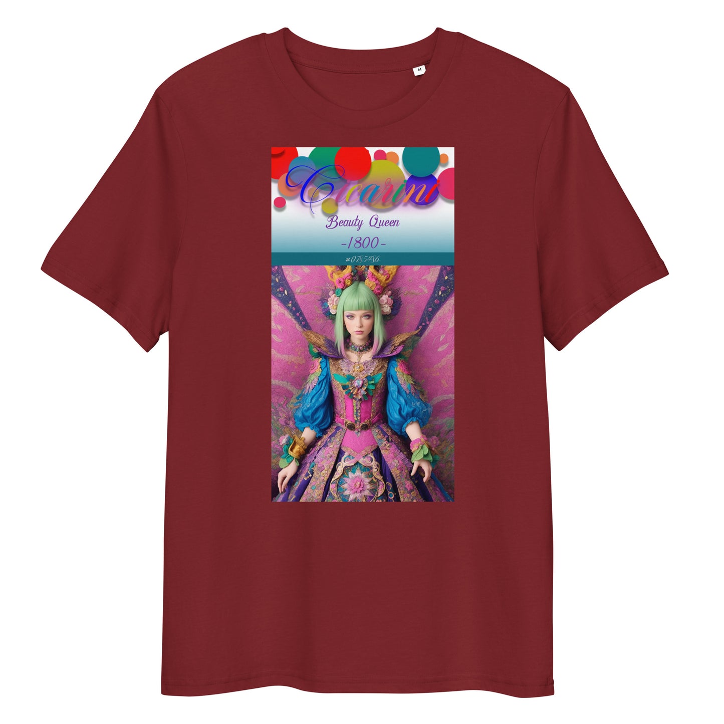 Unisex organic cotton t-shirt. Collection - Cicarini, Design - ANDRBEL STUDIO