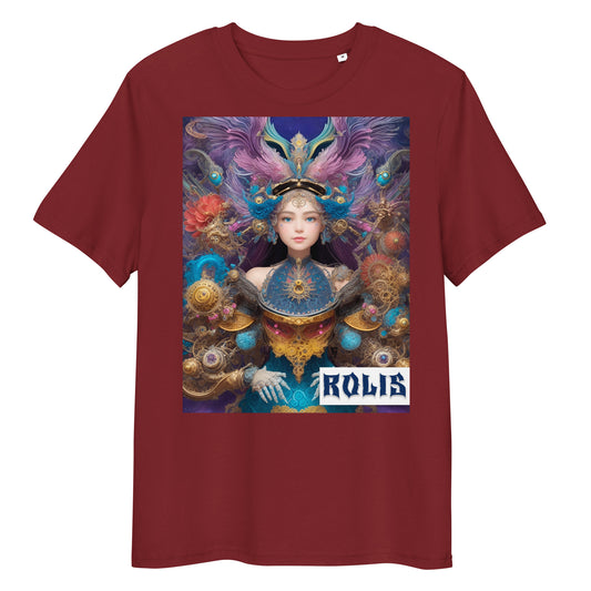 Unisex organic cotton t-shirt. Collection - ROLIS, Design - ANDRBEL STUDIO