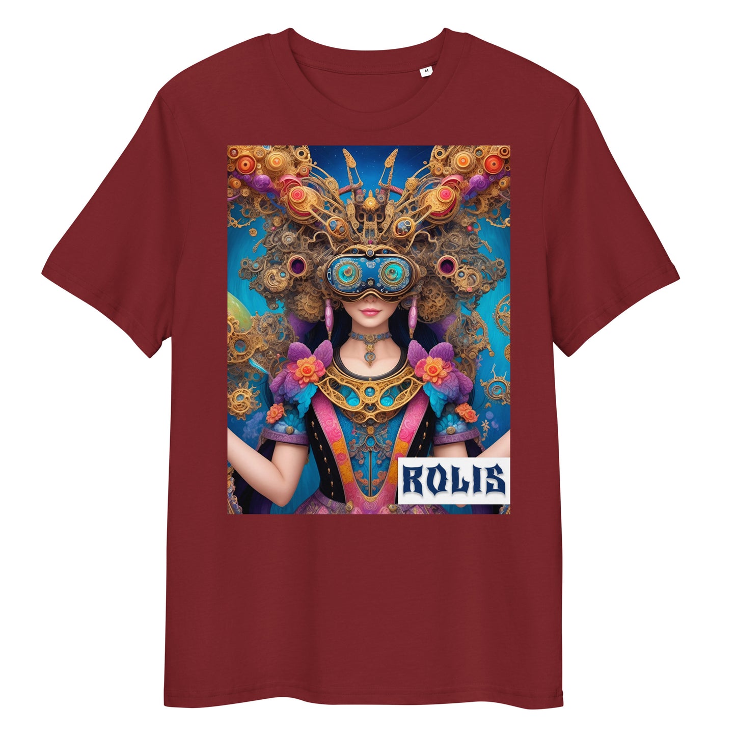 Unisex organic cotton t-shirt. Collection - ROLIS, Design - ANDRBEL STUDIO